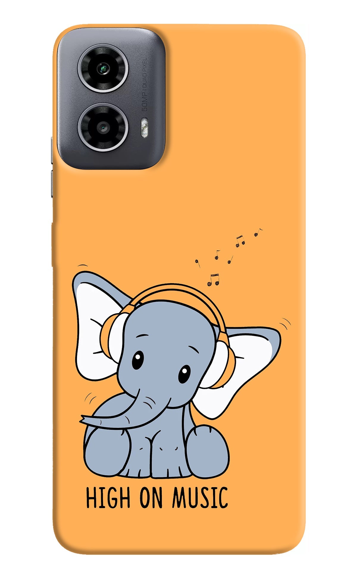 High On Music Moto G34 5G Back Cover