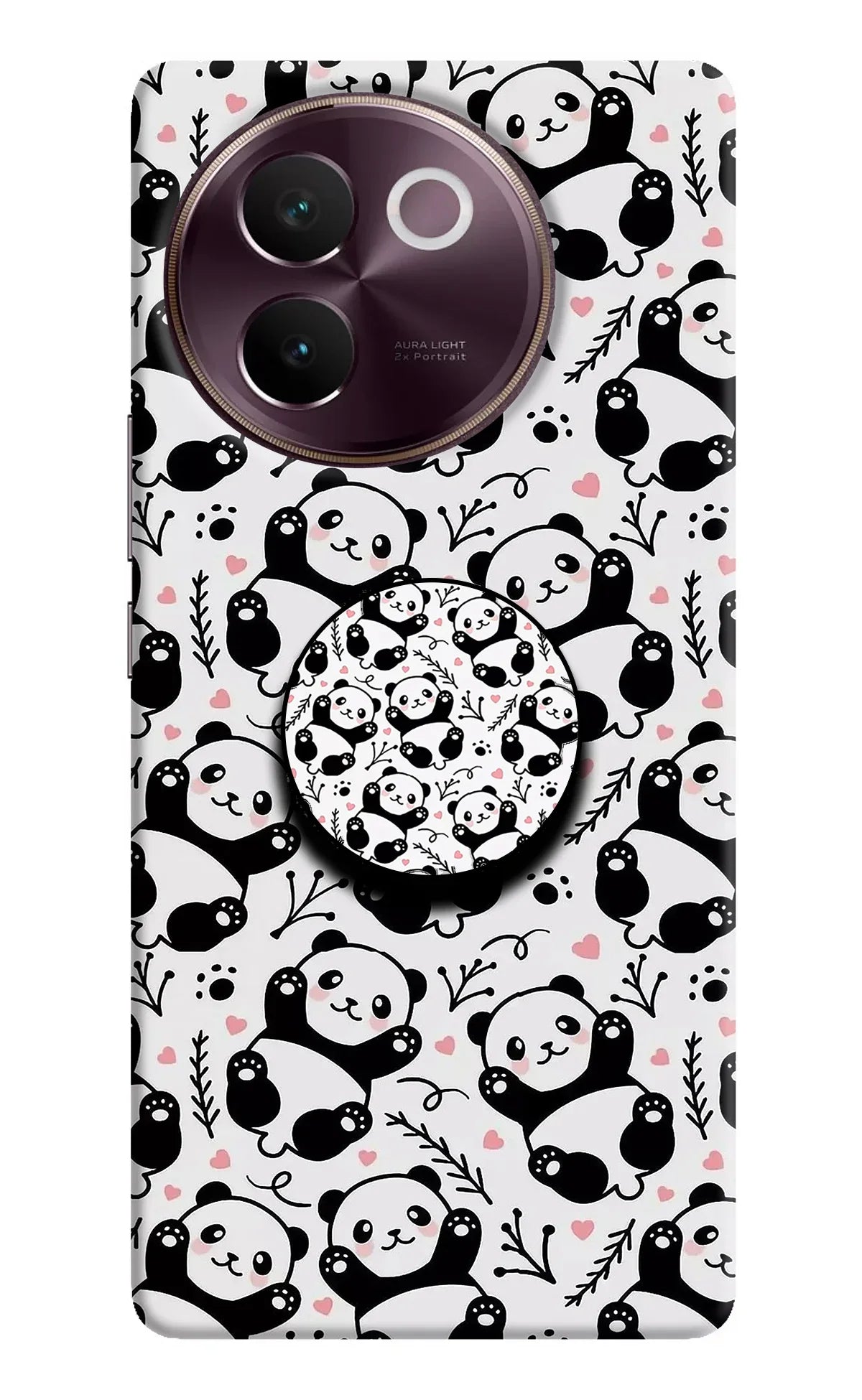 Cute Panda Vivo V30e Pop Case