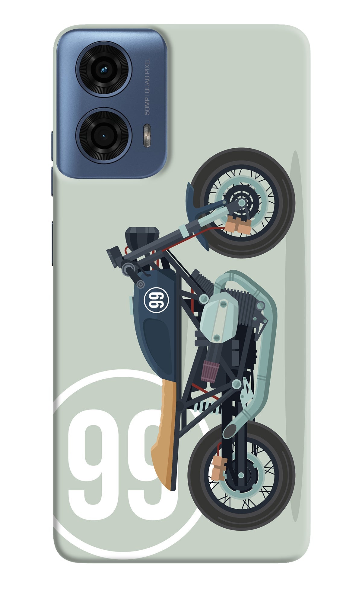 Classic Cafe Racer 99 Moto G24 Power Back Cover