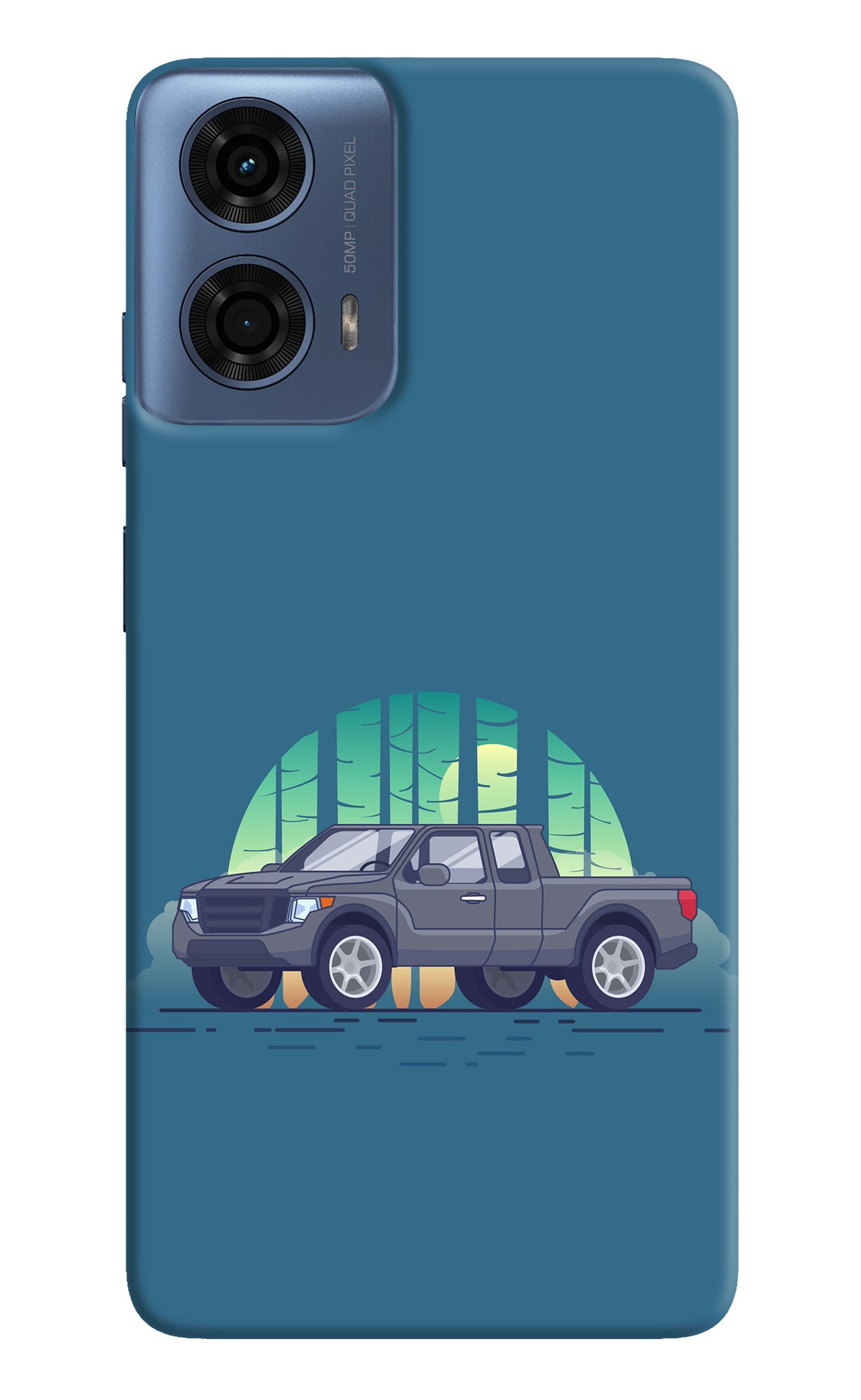 Retro Garage Vibe Moto G24 Power Back Cover