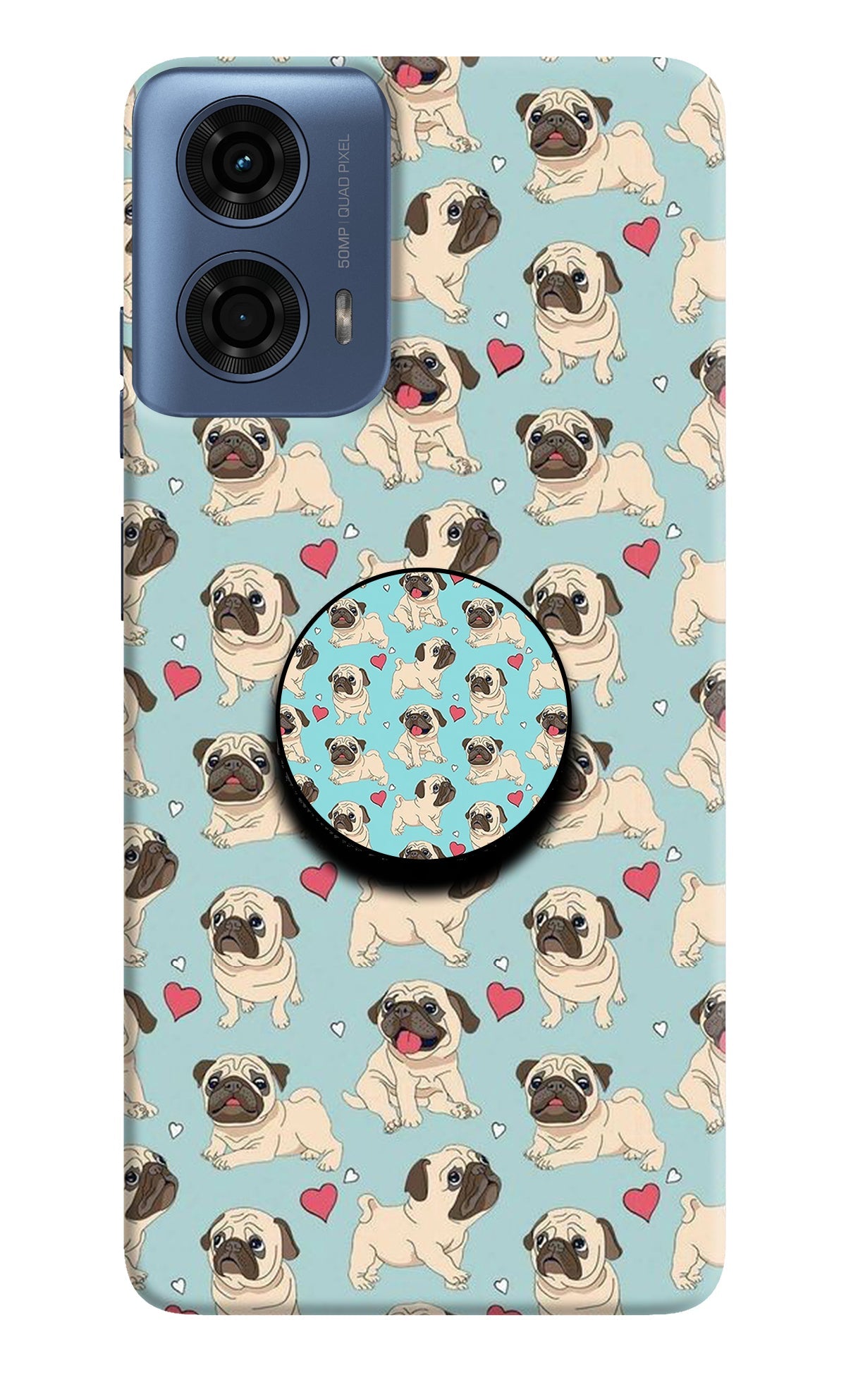 Pug Dog Moto G24 Power Pop Case