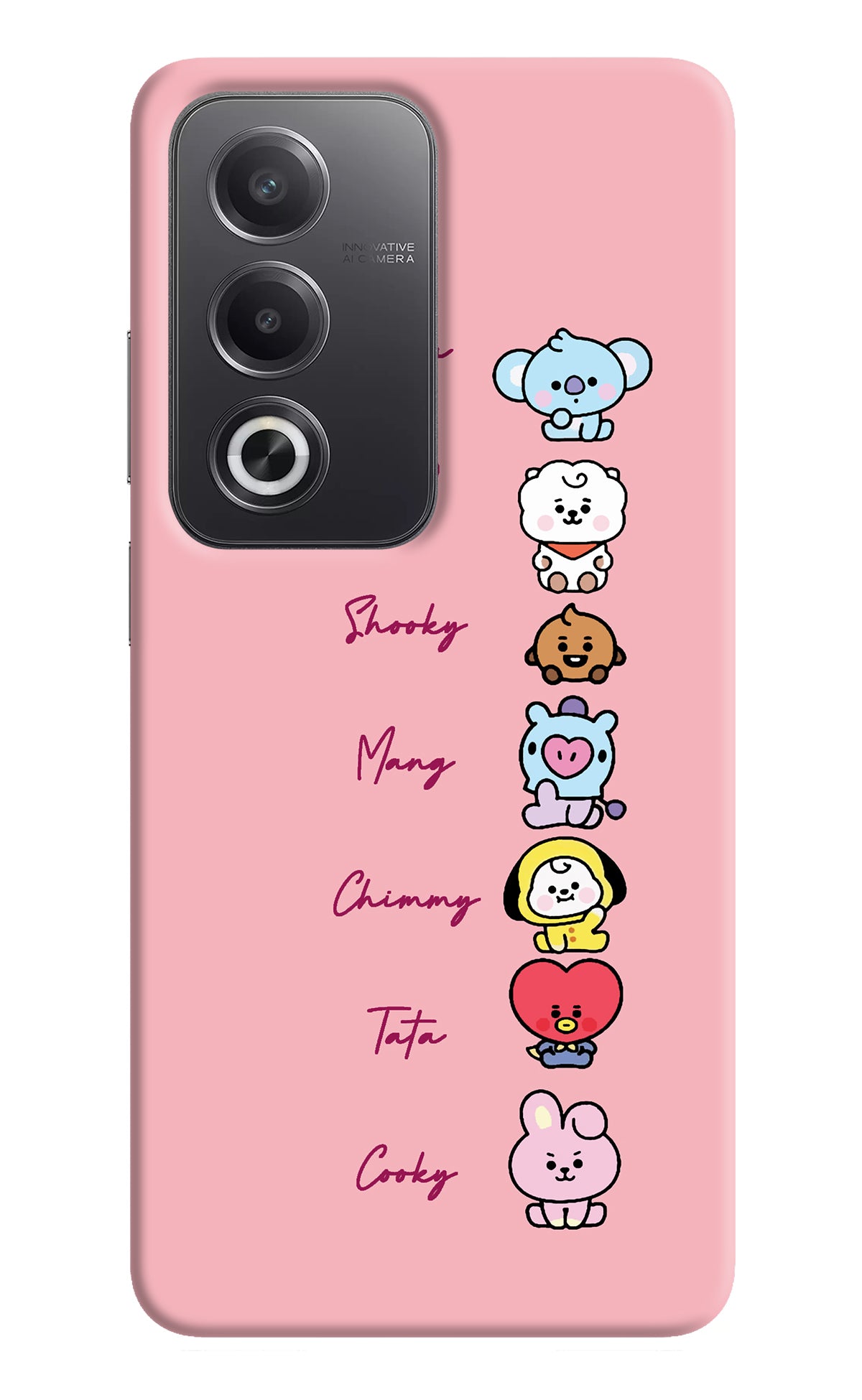 BTS names Oppo A3 Pro 5G Back Cover