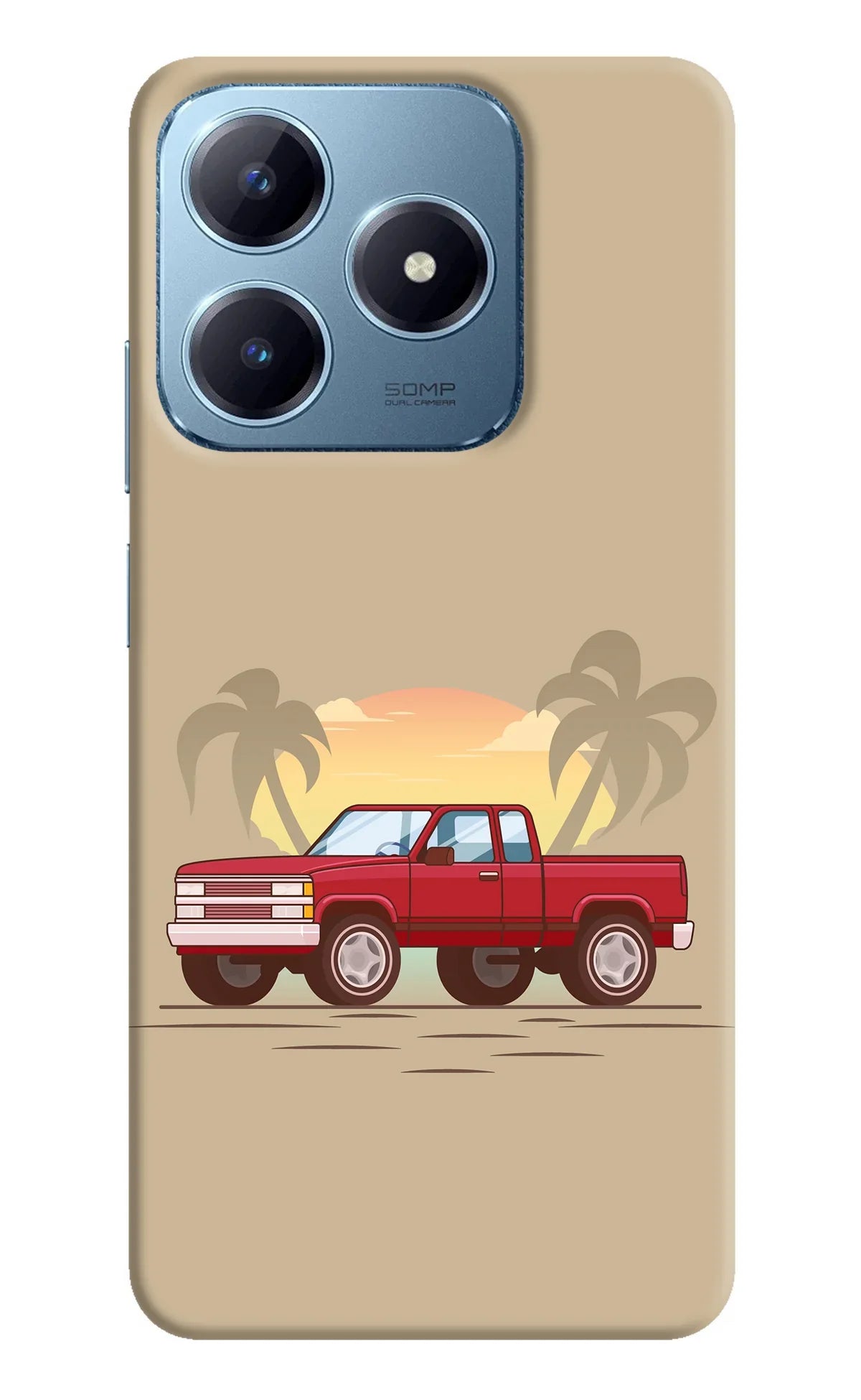Desert Classic Drive Realme Narzo N63 Back Cover