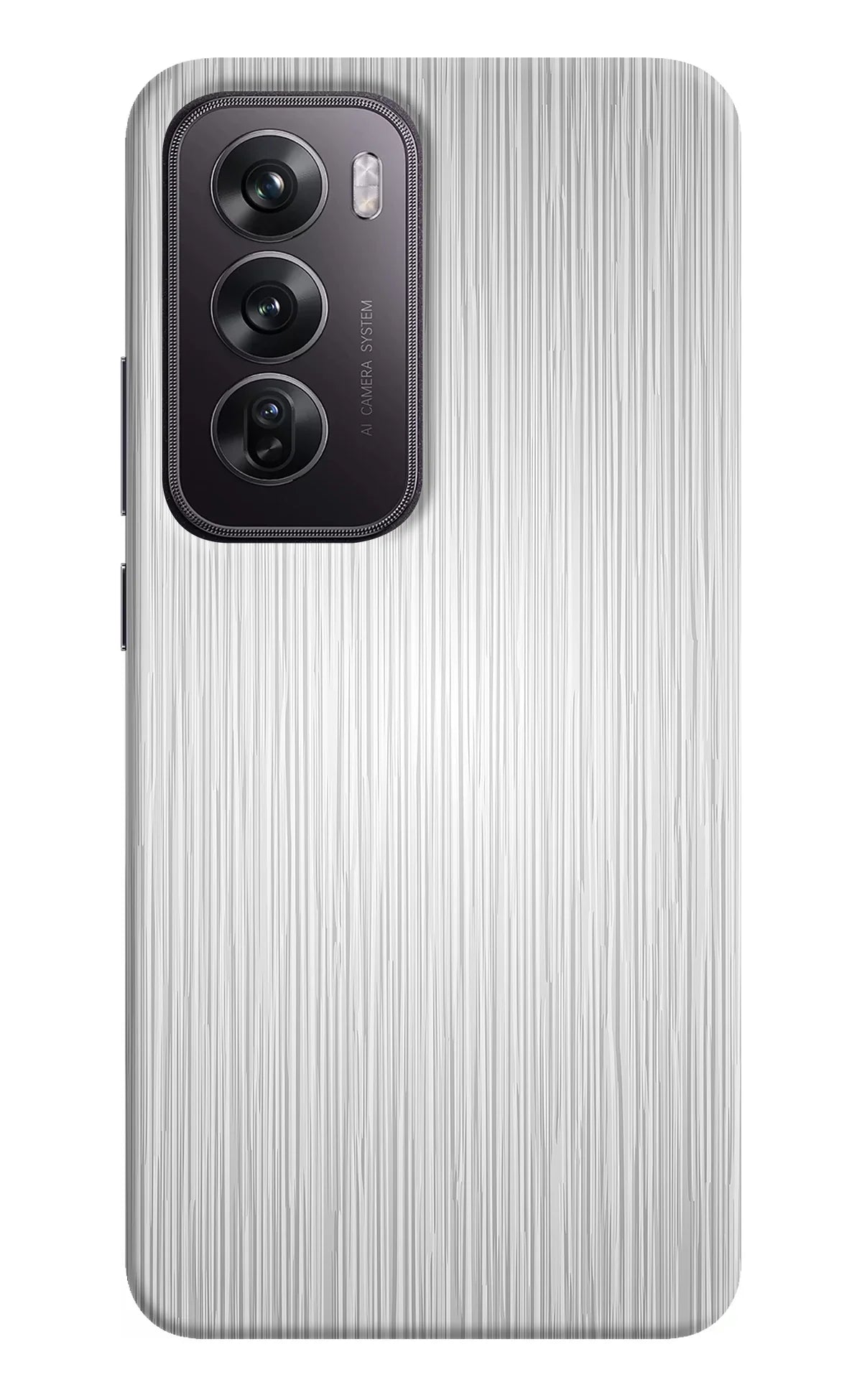 Wooden Grey Texture Oppo Reno12 Pro 5G Back Cover