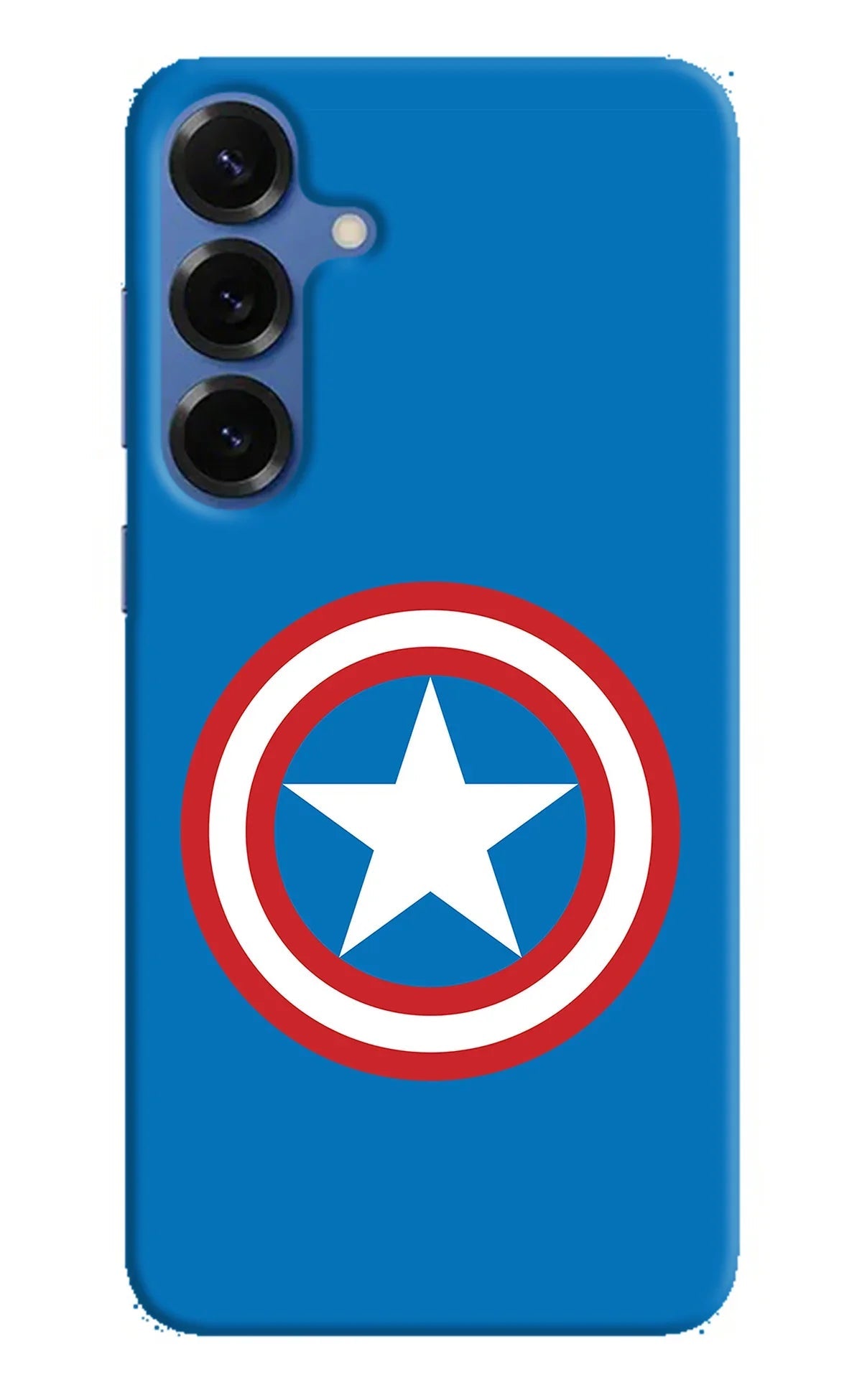 Captain America Logo Samsung S25 Plus Back Cover