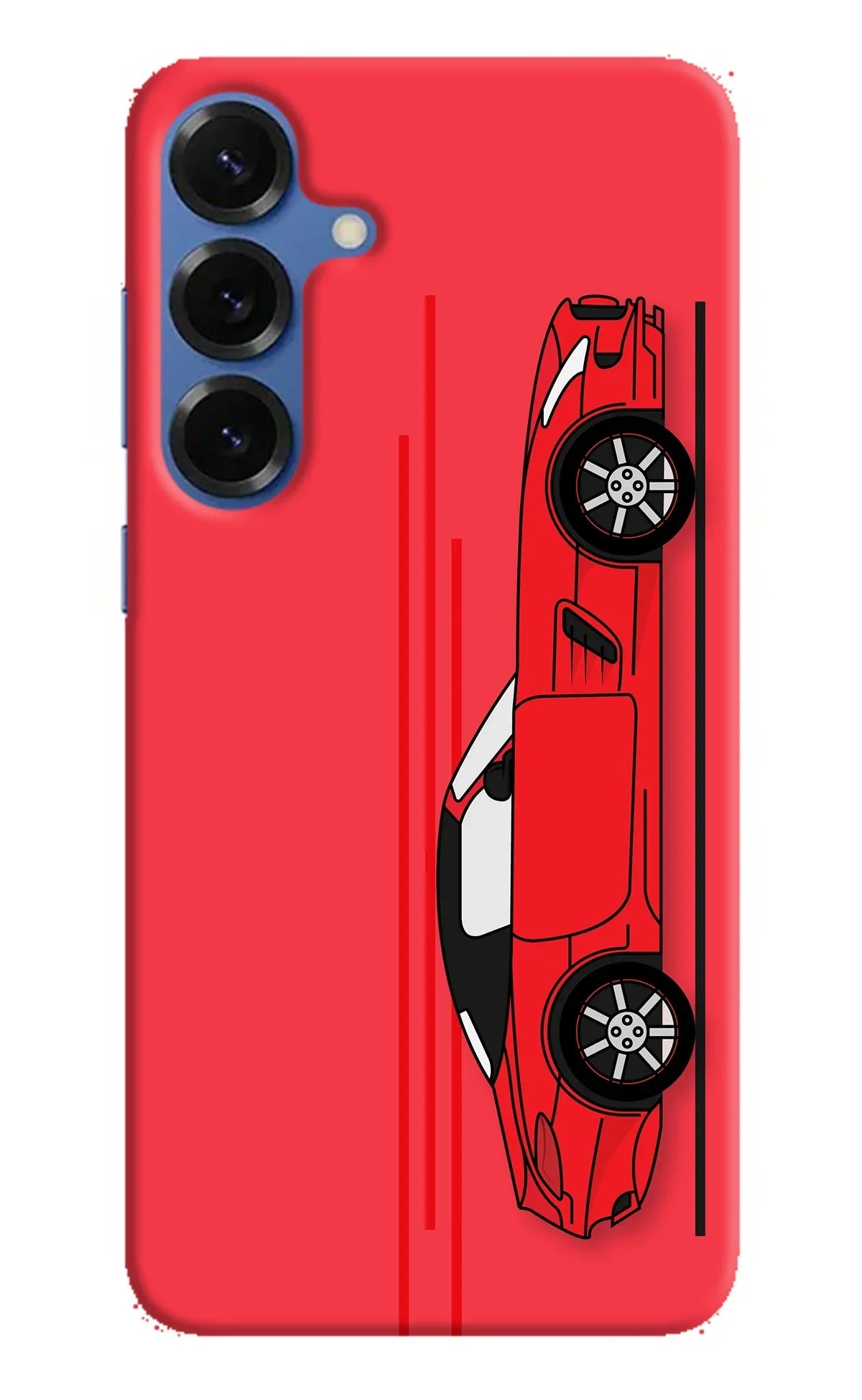 Red Velocity Samsung S25 Plus Back Cover