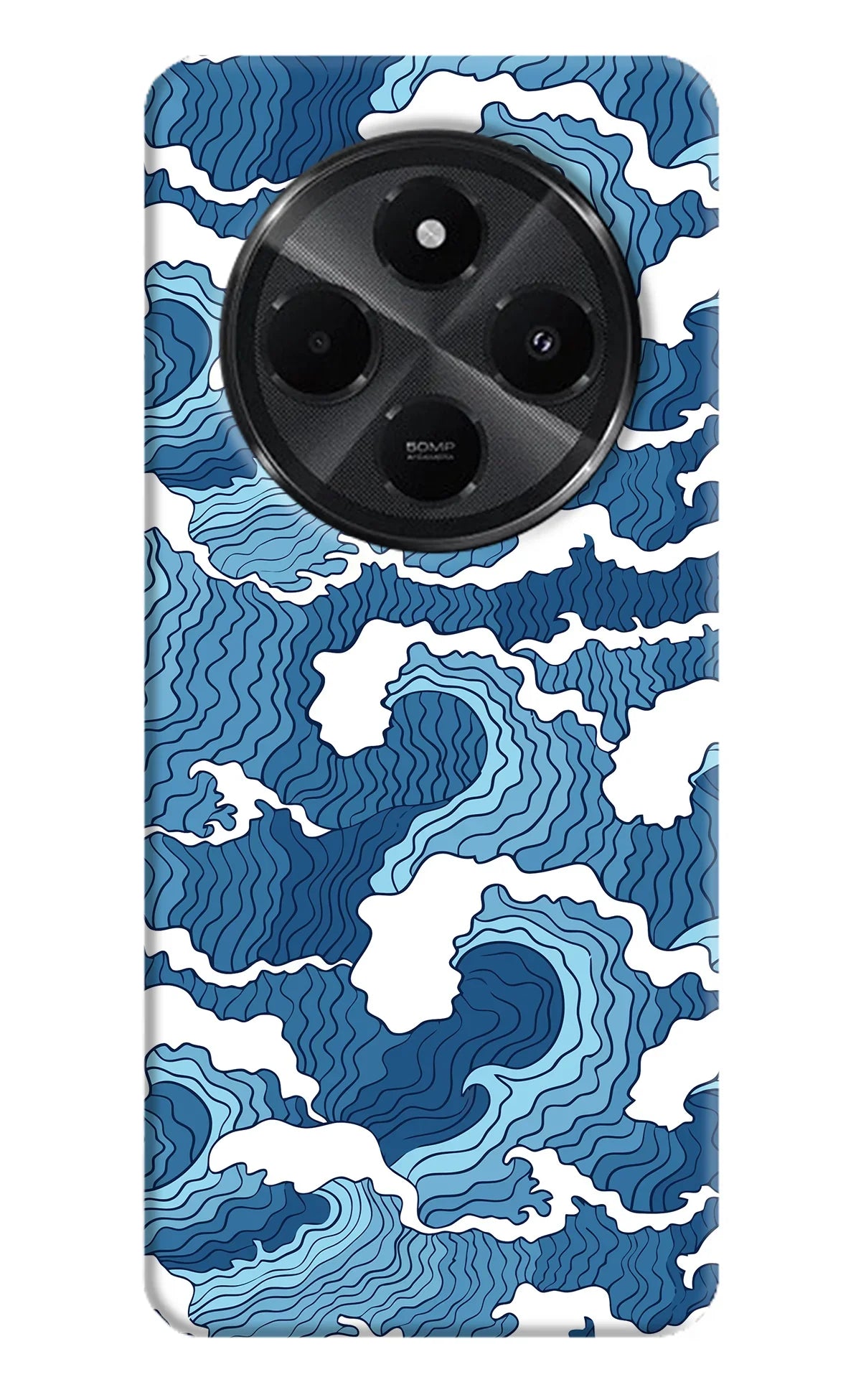 Blue Waves Redmi A4 5G Back Cover