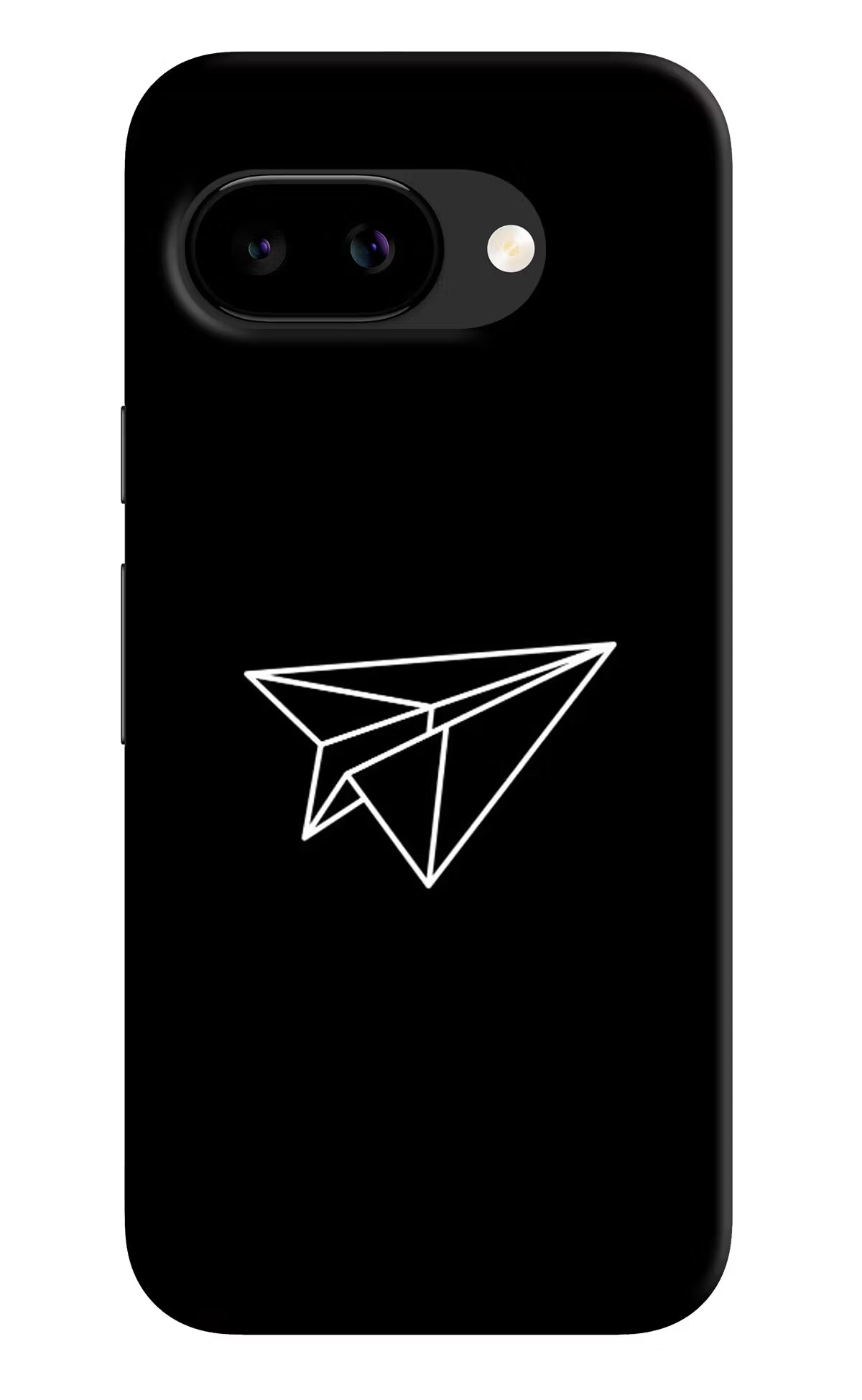 Paper Plane White Google Pixel 9a Back Cover Hard Case - Hello Swanky