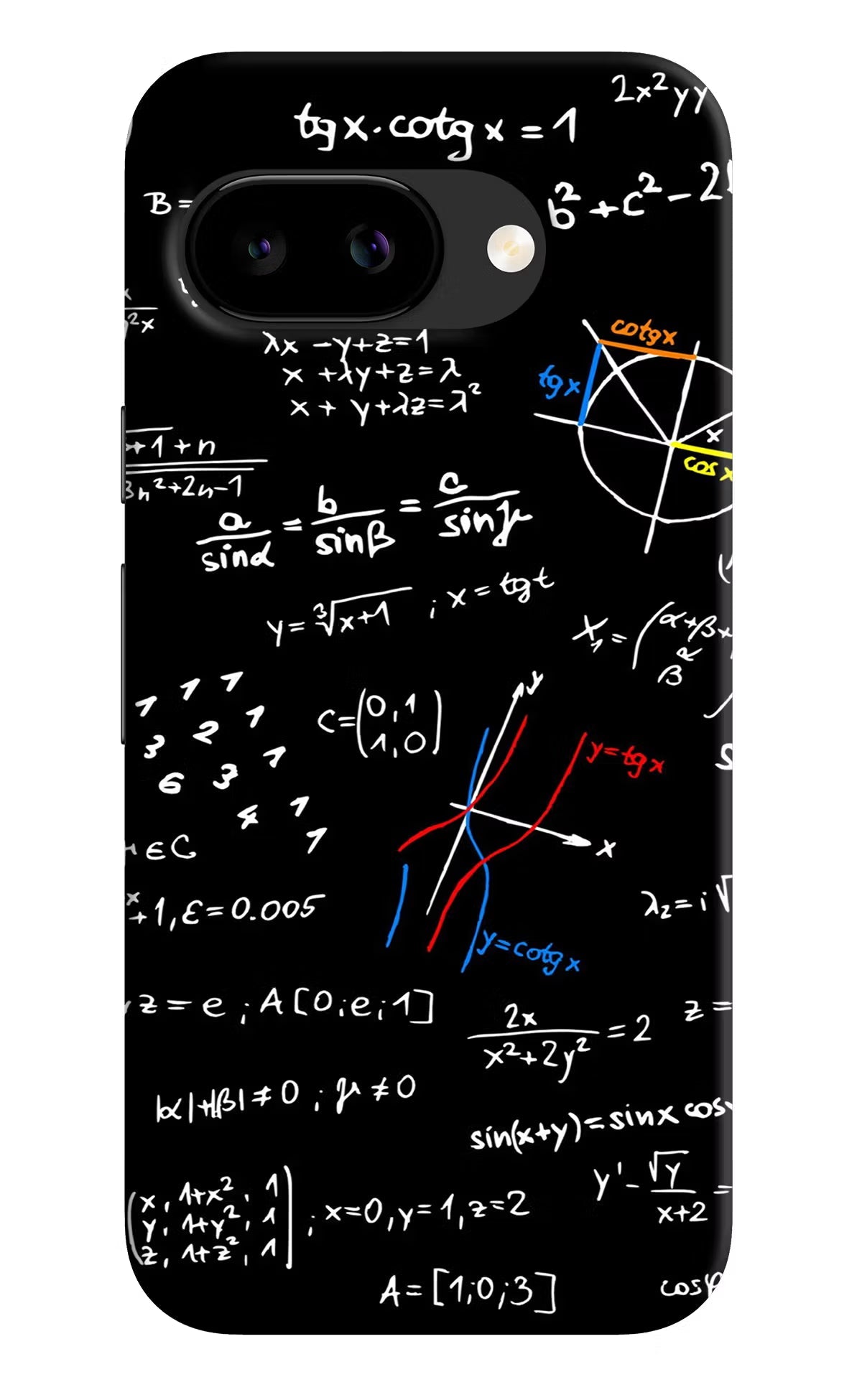 Mathematics Formula Google Pixel 9a Back Cover Hard Case - Hello Swanky