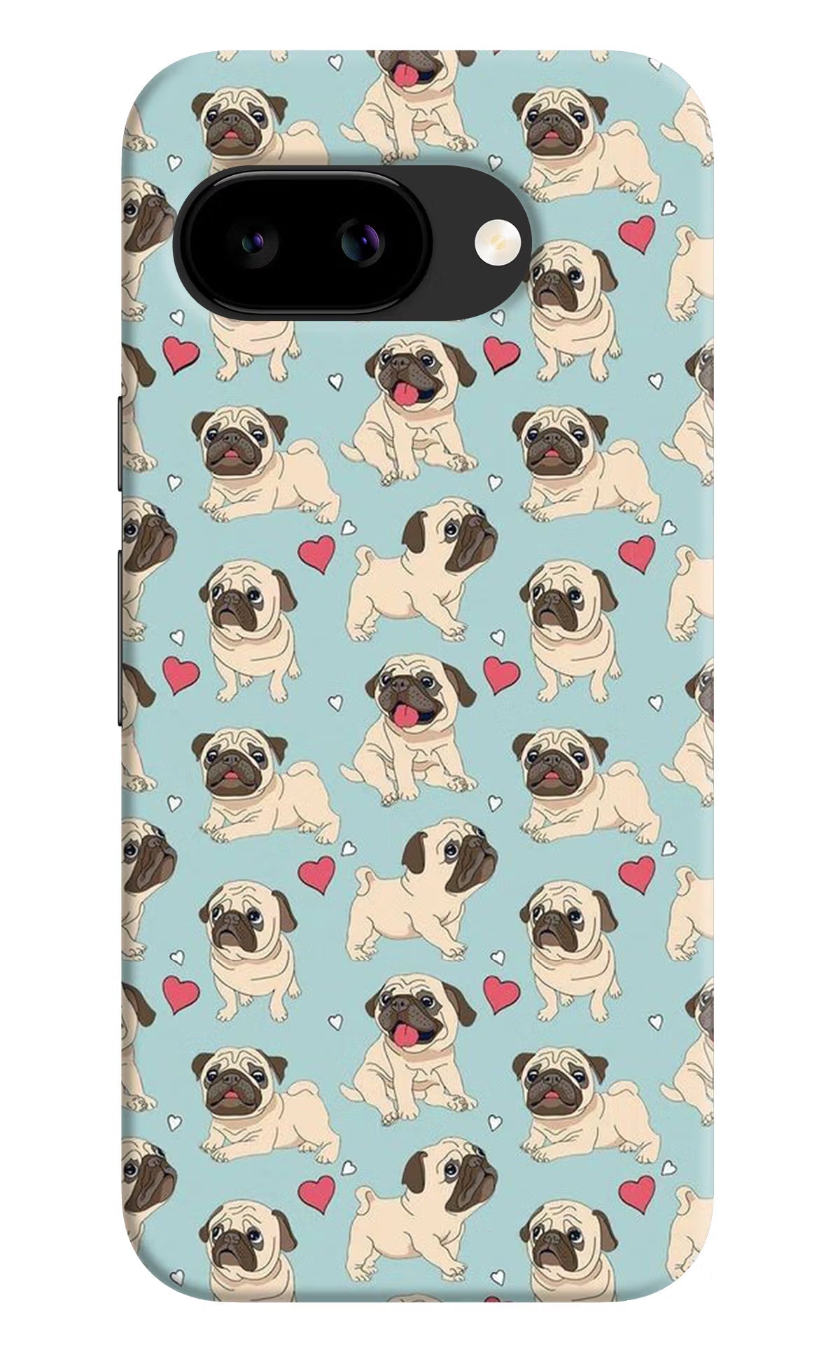 Pug Dog Google Pixel 9a Back Cover Hard Case - Hello Swanky