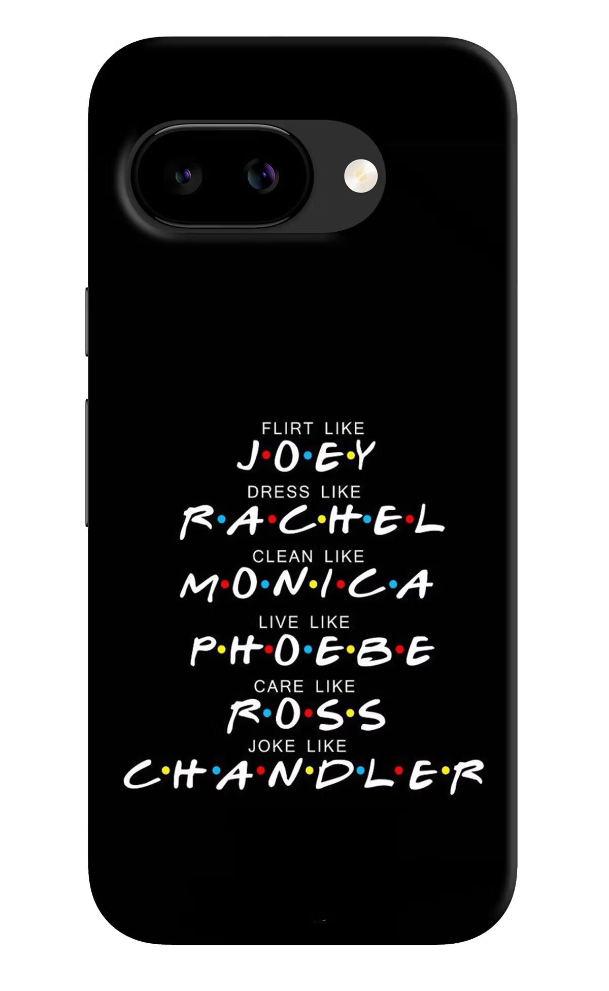 FRIENDS Character Google Pixel 9a Back Cover Hard Case - Hello Swanky
