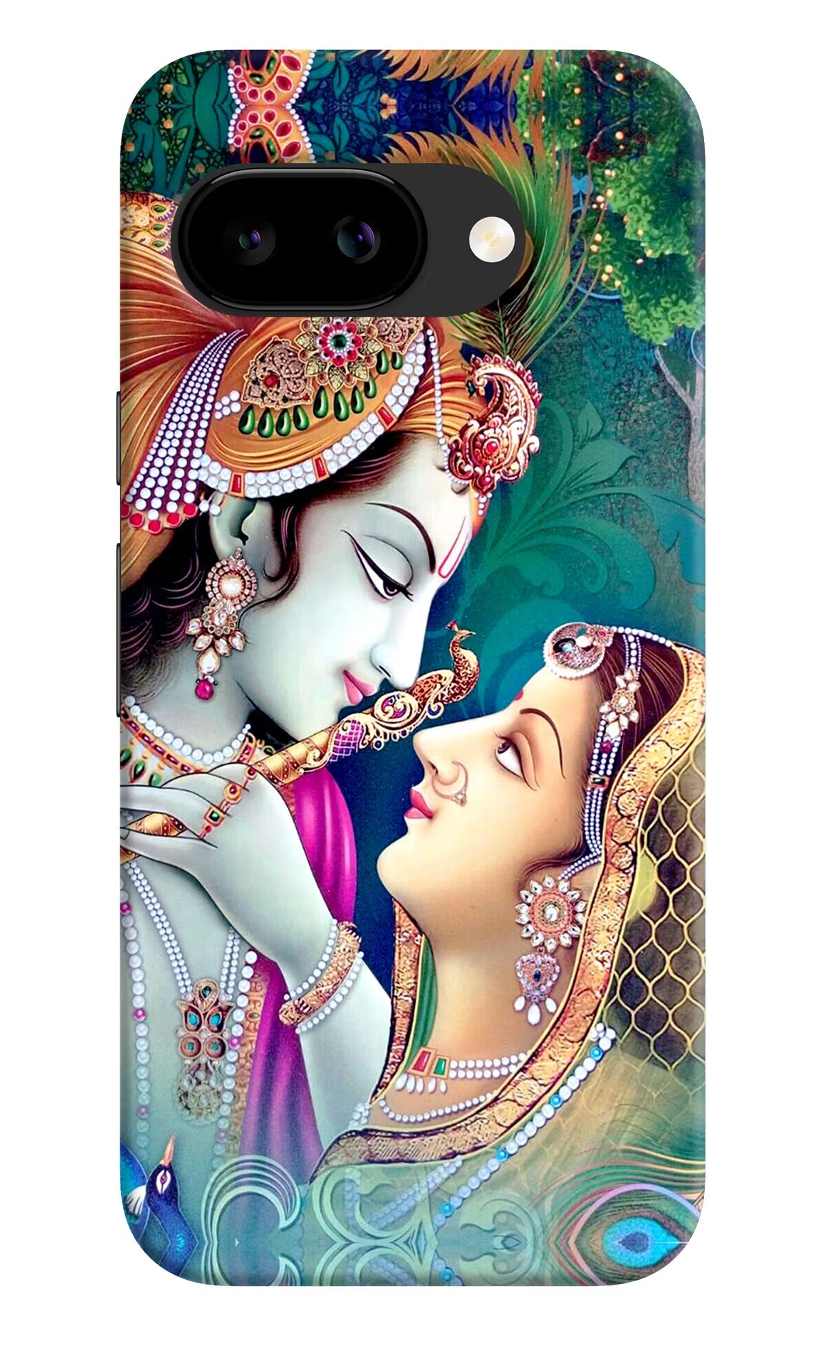 Lord Radha Krishna Google Pixel 9a Back Cover Hard Case - Hello Swanky