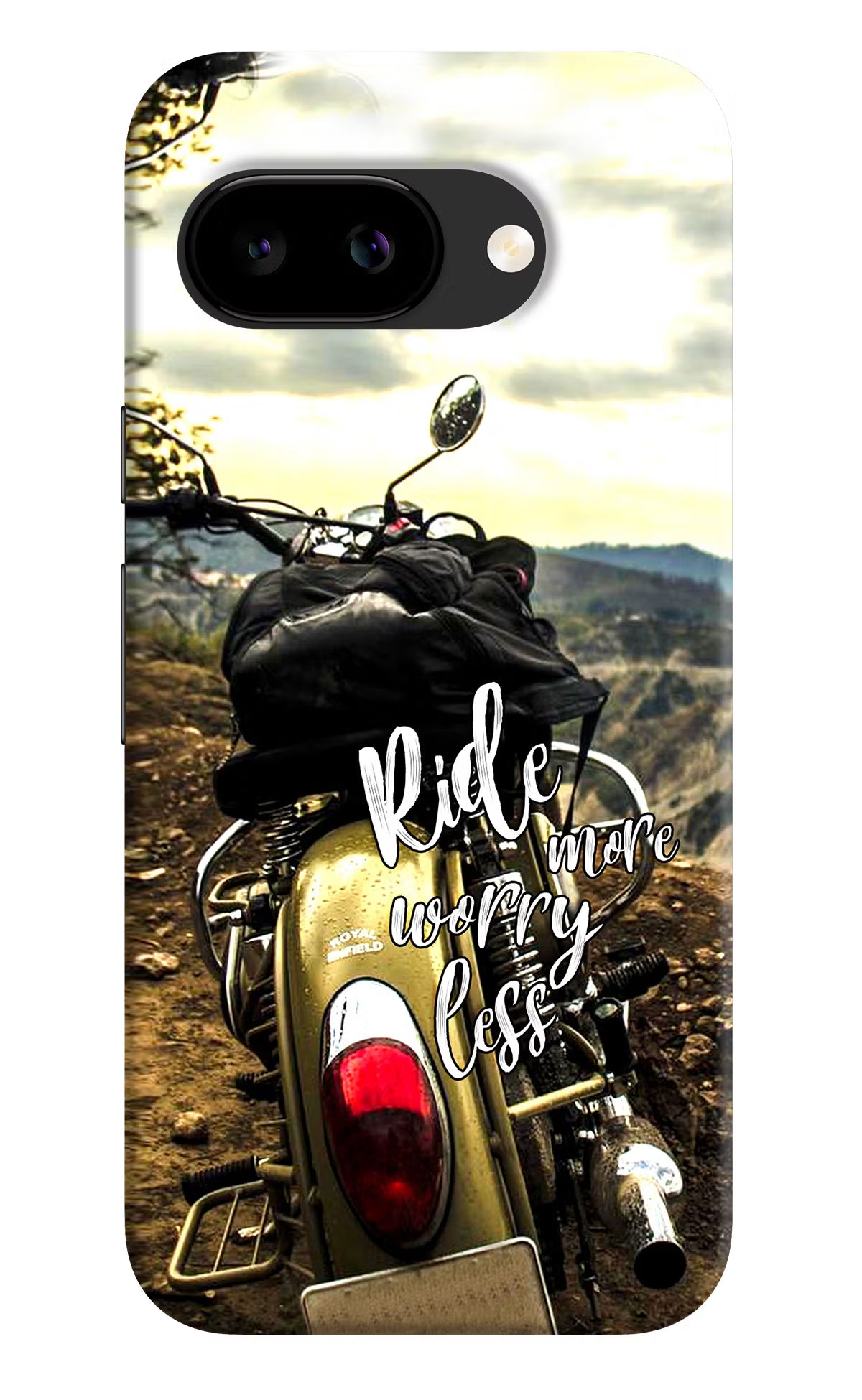 Ride More Worry Less Google Pixel 9a Back Cover Hard Case - Hello Swanky
