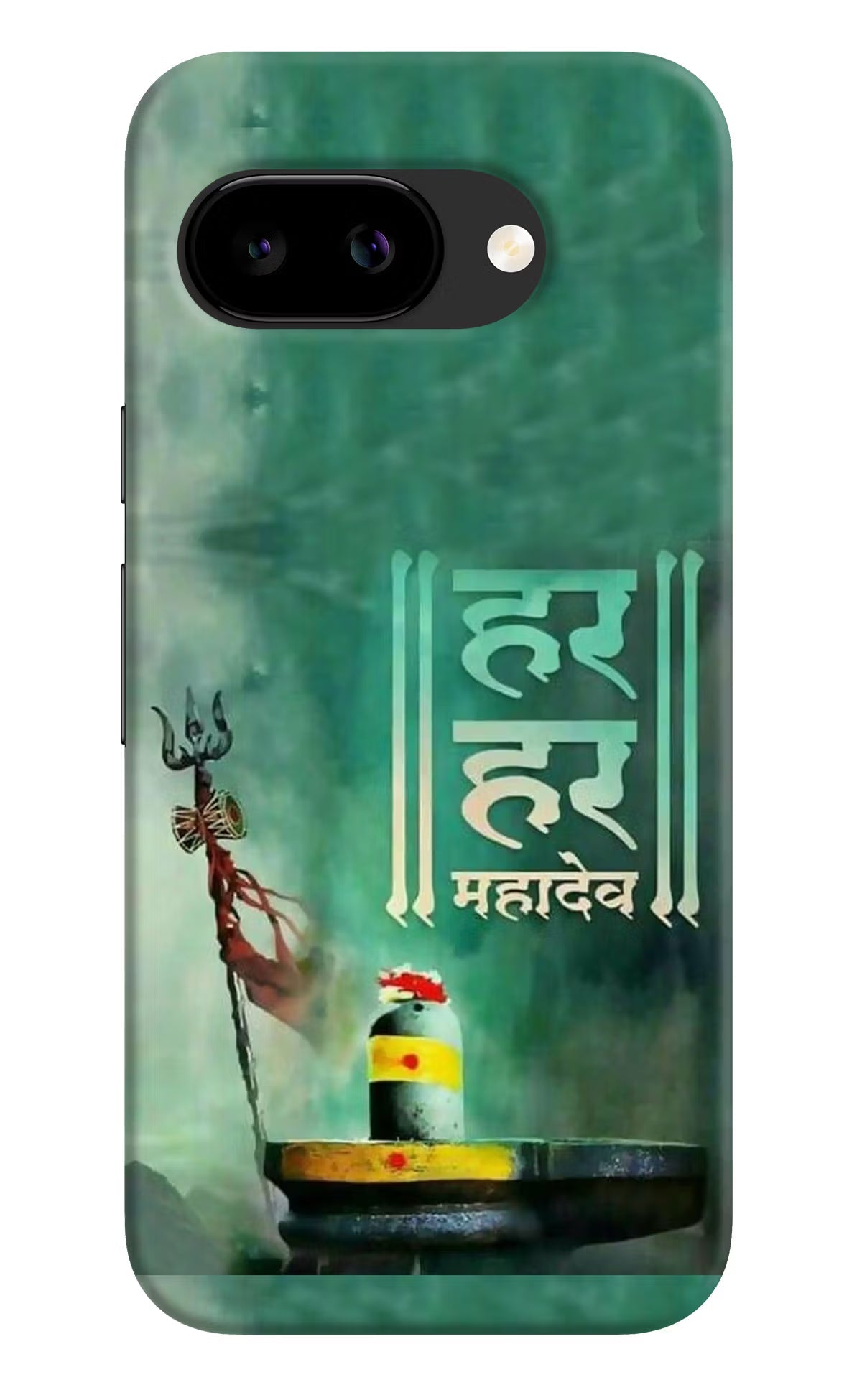 Har Har Mahadev Shivling Google Pixel 9a Back Cover Hard Case - Hello Swanky
