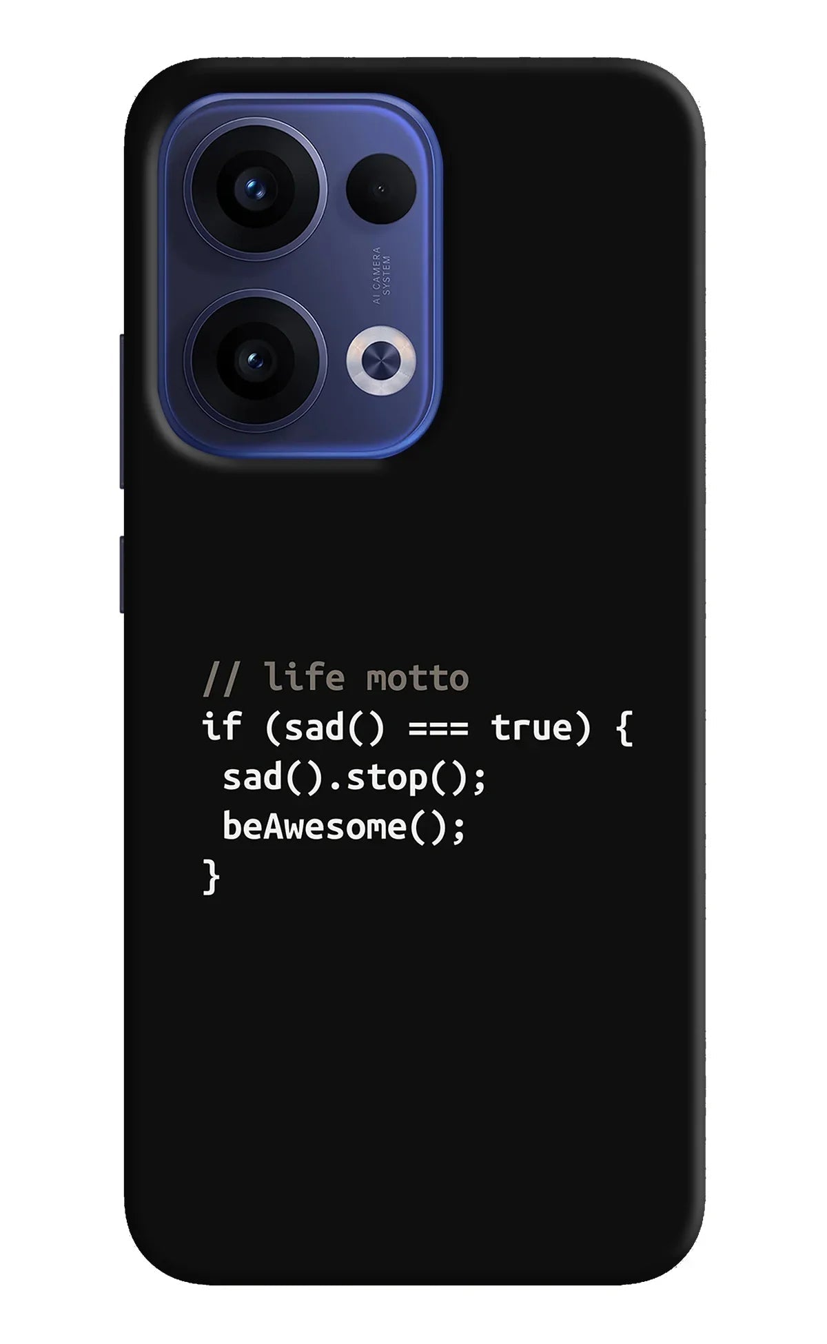 Life Motto Code Oppo Reno13 5G Back Cover