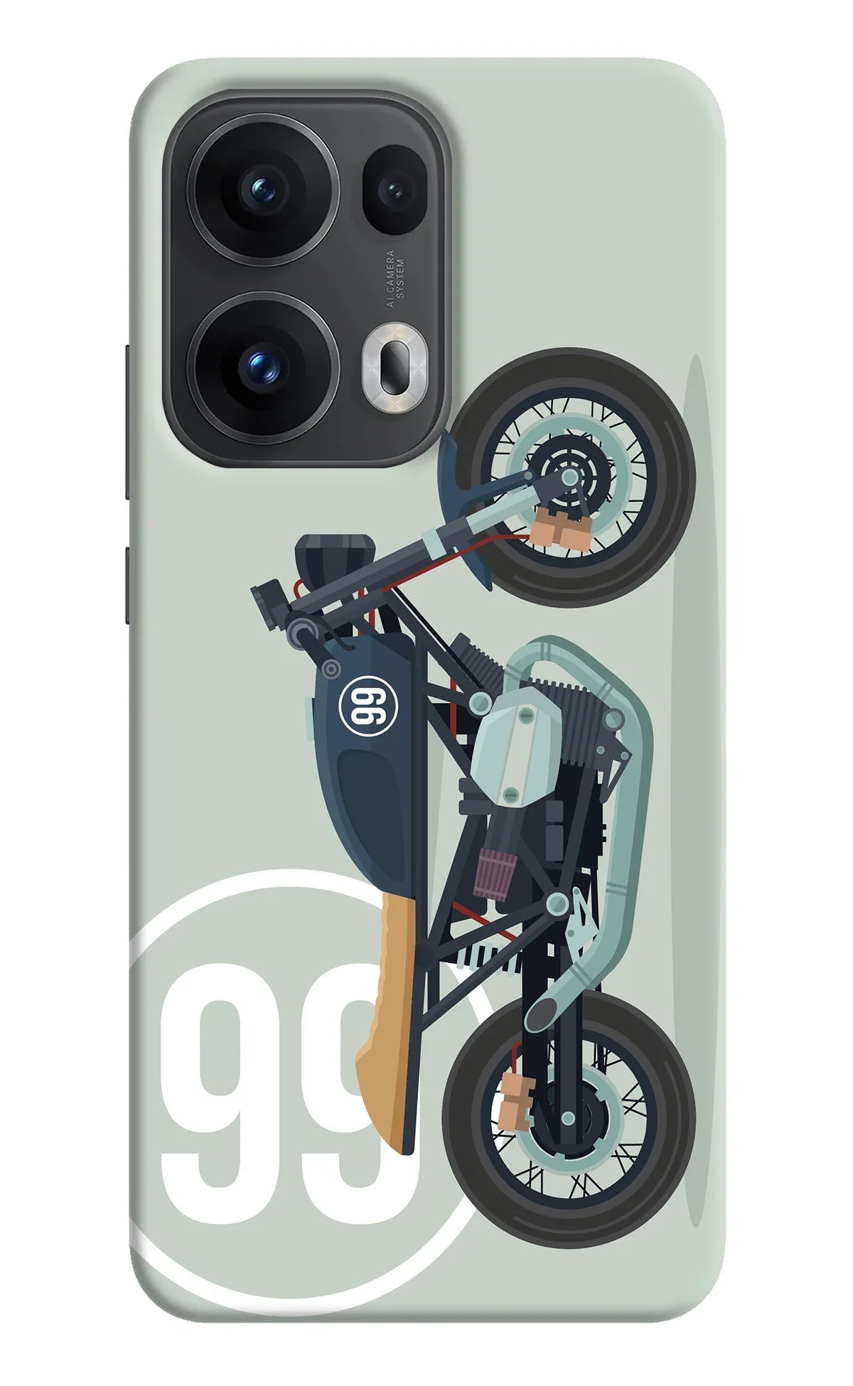 Classic Cafe Racer 99 Oppo Reno13 Pro 5G Back Cover