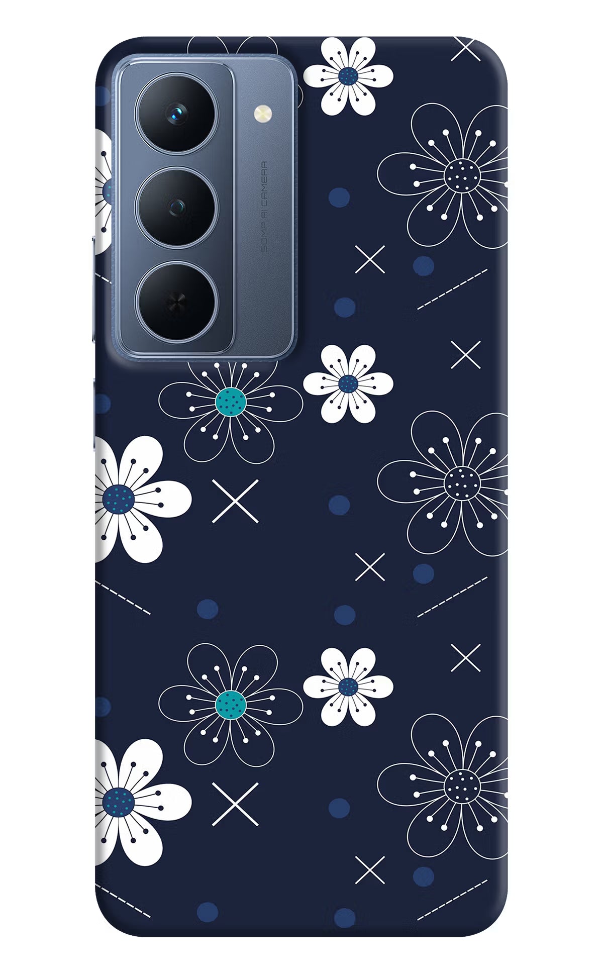 Flowers Realme P3x 5G Back Cover