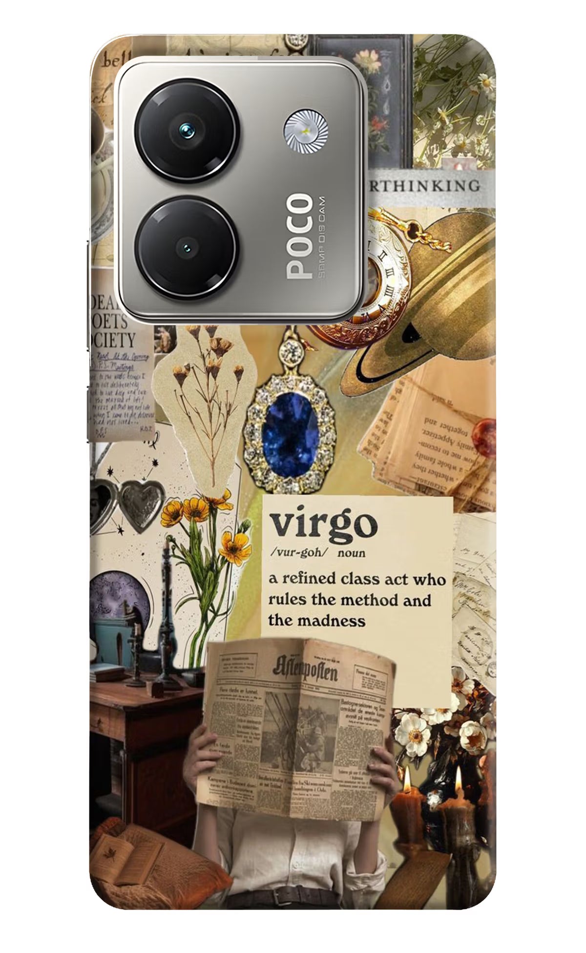 Virgo Zodiac Poco M7 Pro 5G Back Cover