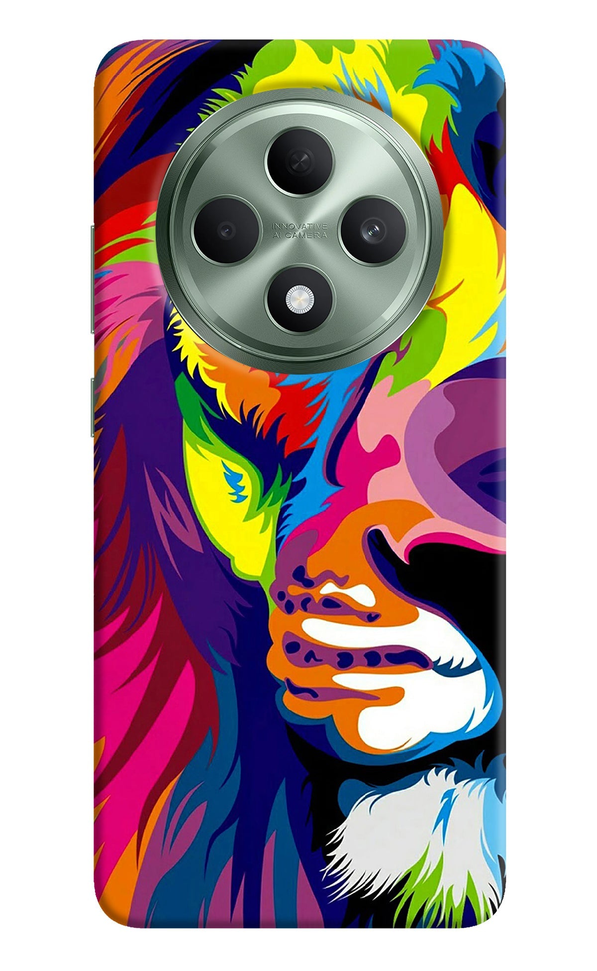 Lion Half Face Oppo F27 5G Back Cover