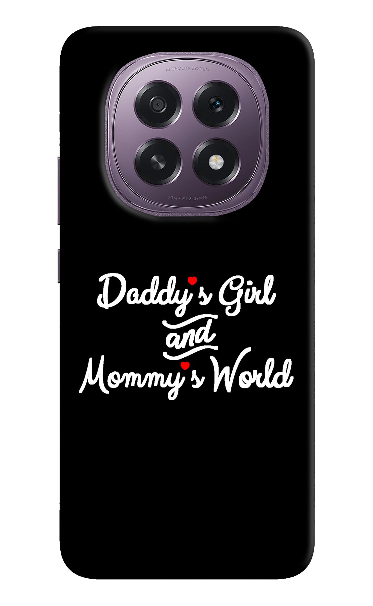 Daddy's Girl and Mommy's World Oppo F29 5G Back Cover