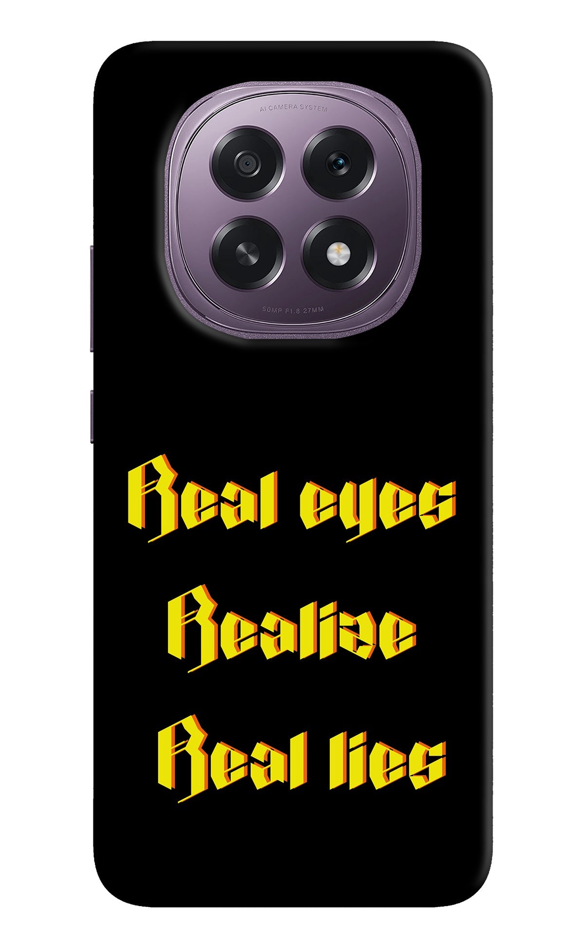 Real Eyes Realize Real Lies Oppo F29 5G Back Cover