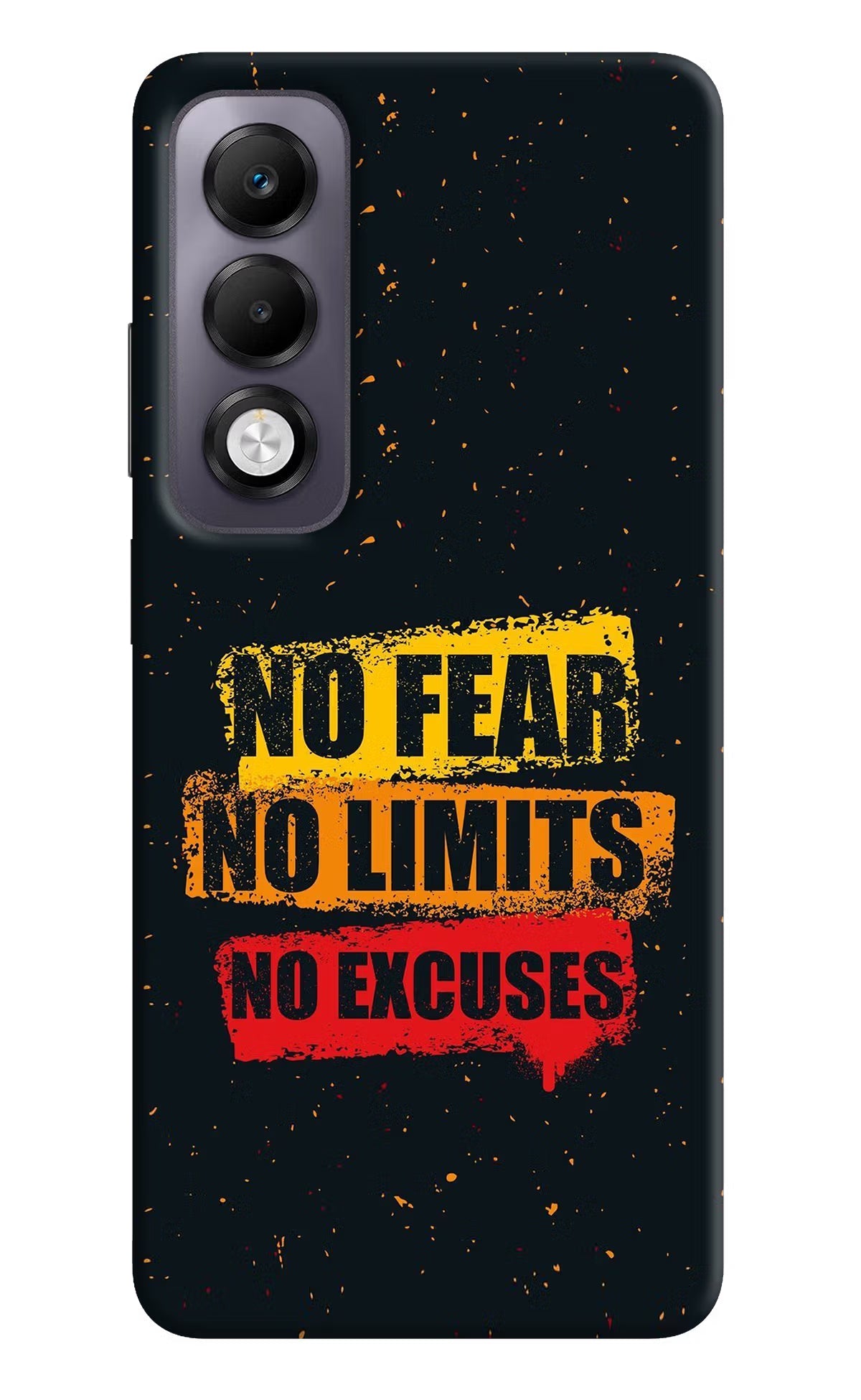 No Fear No Limits No Excuse Oppo K13x Back Cover