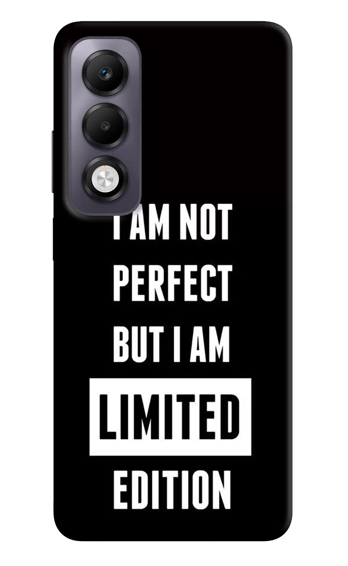 I Am Not Perfect But I Am Limited Edition Oppo K13x Back Cover