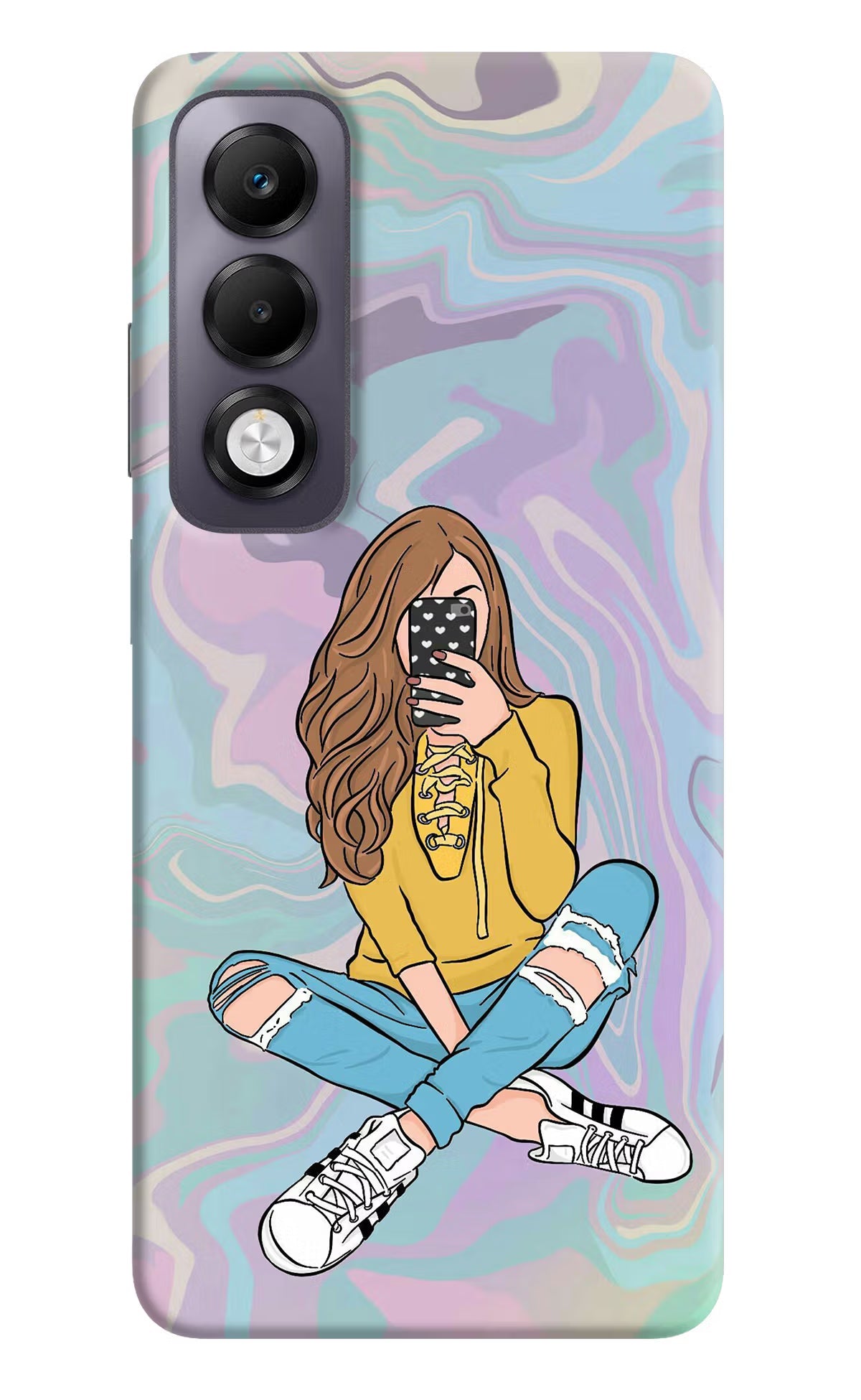 Selfie Girl Oppo K13x Back Cover
