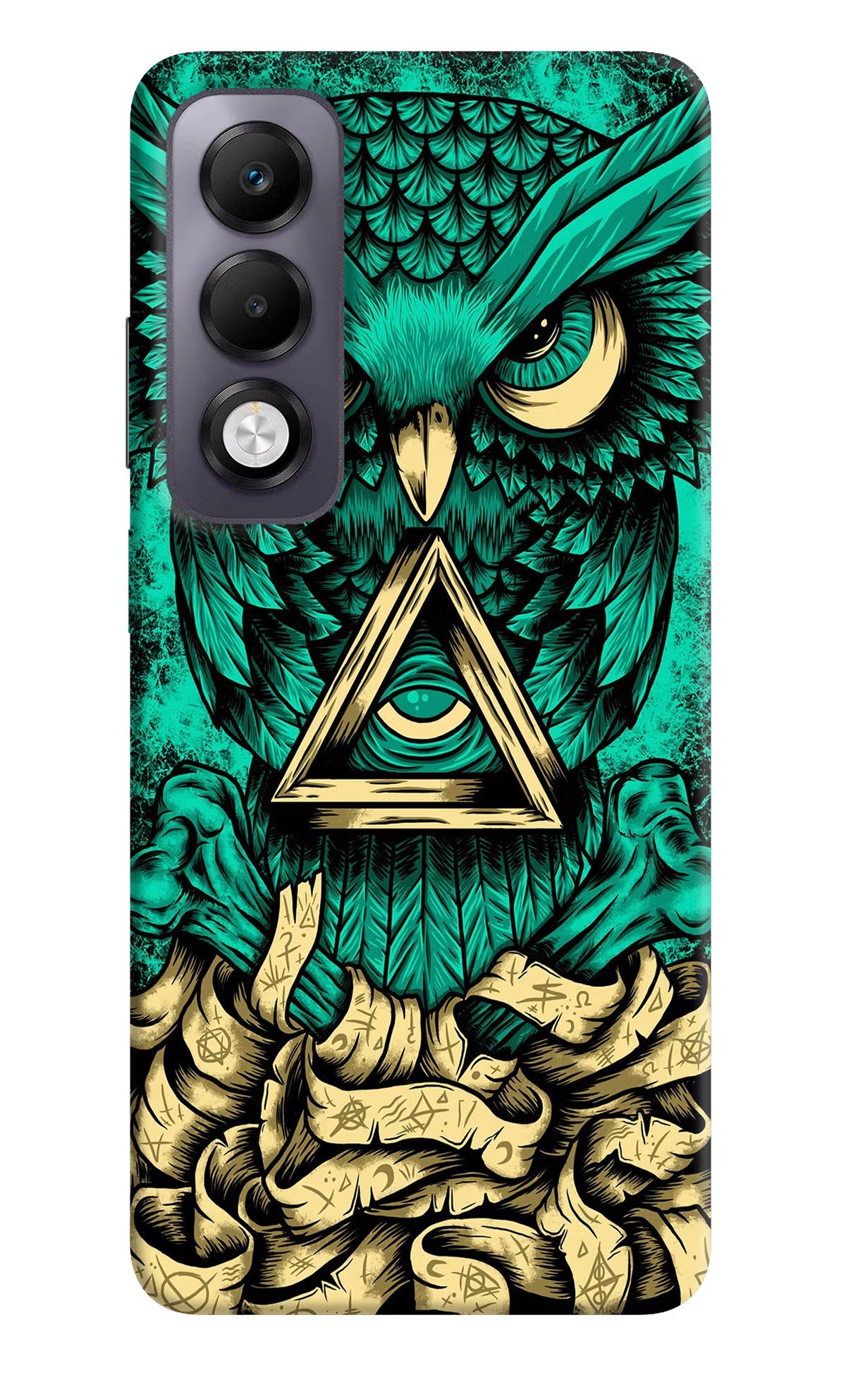 Green Owl Oppo K13x Back Cover