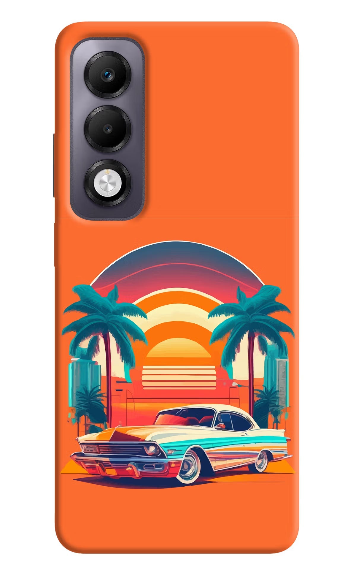Palm Drive 80s Oppo K13x Back Cover