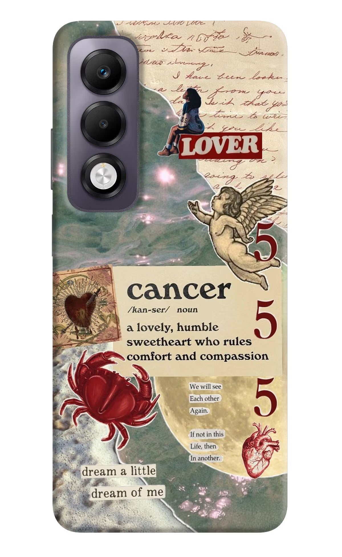 Cancer Zodiac Oppo K13x Back Cover