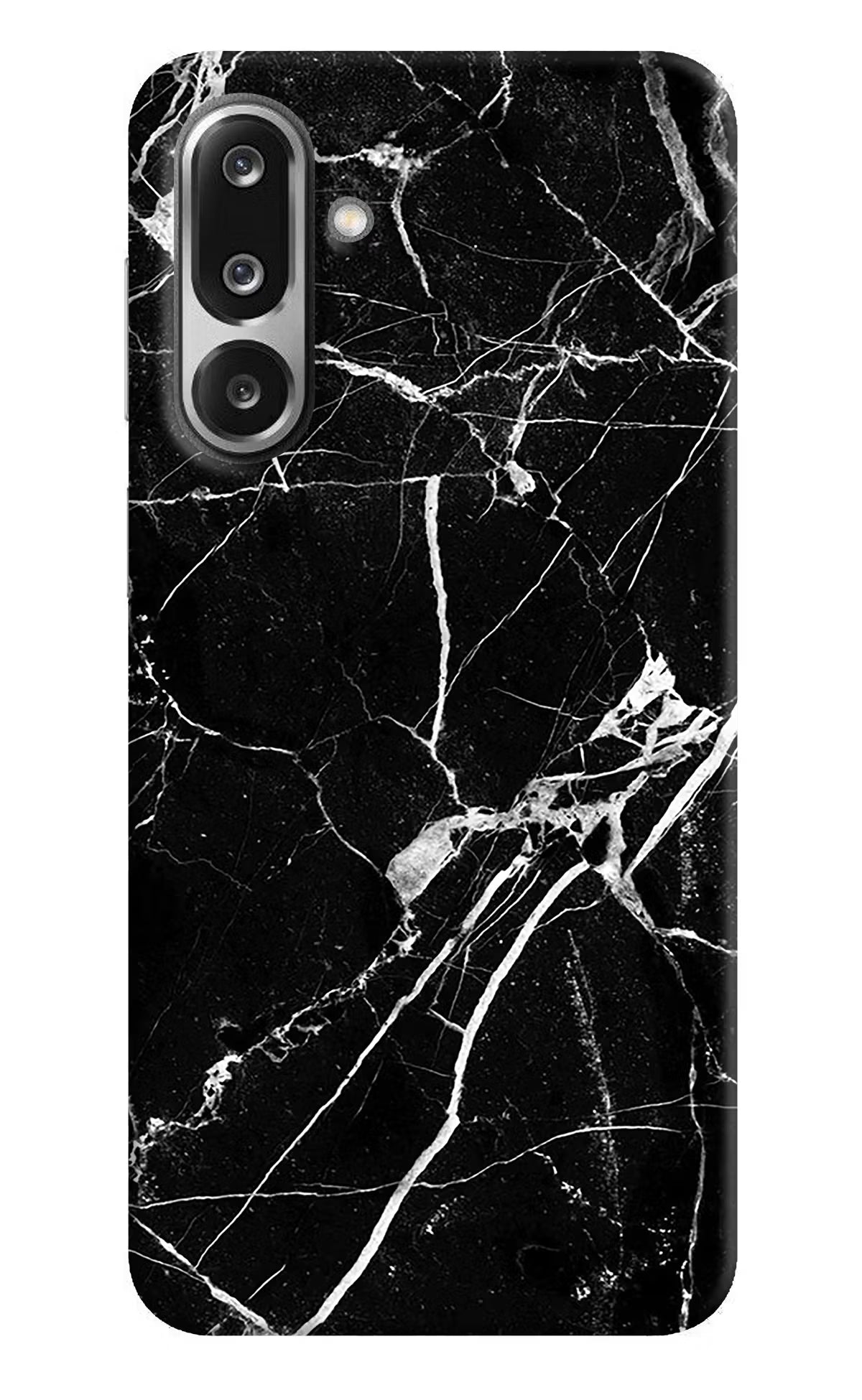 Black Marble Pattern Samsung F36 5G Back Cover