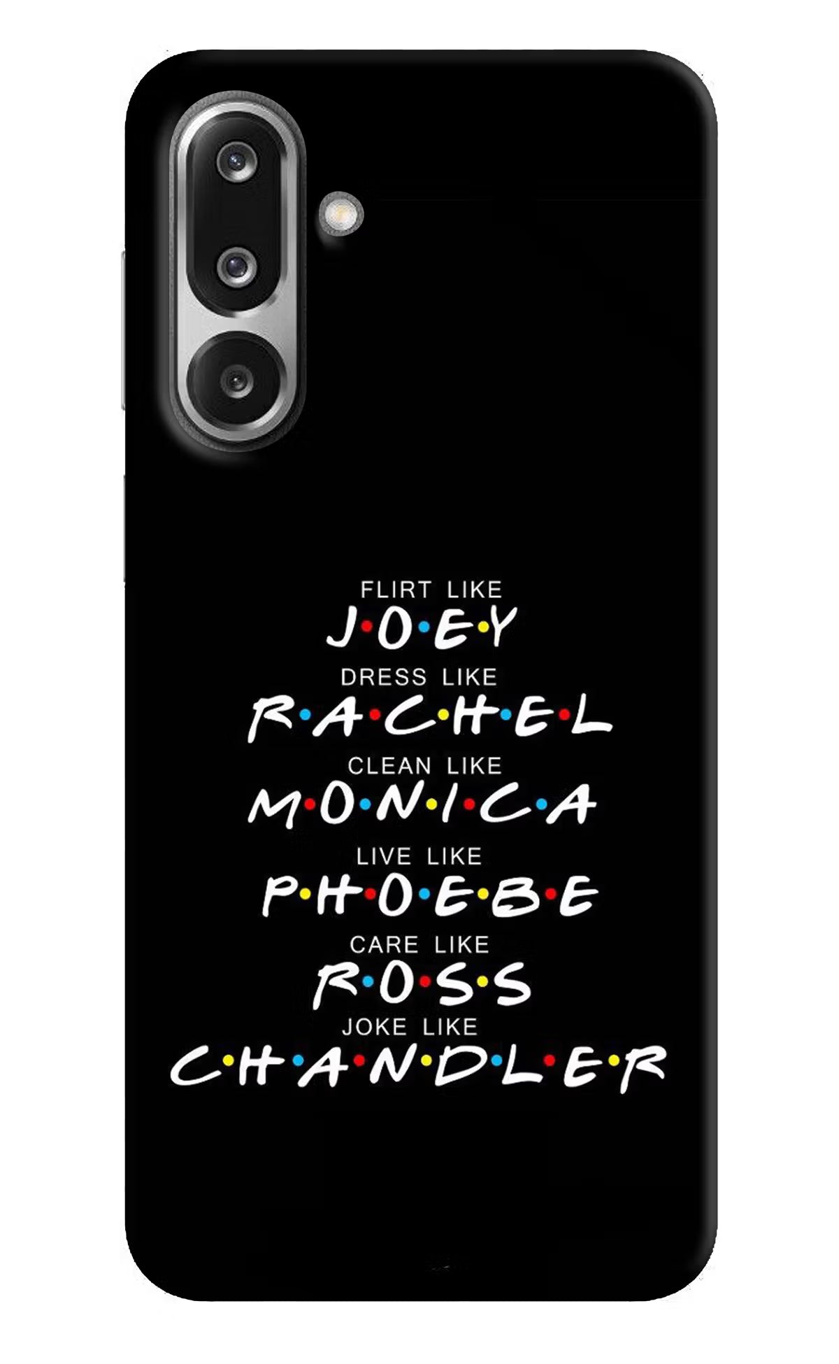 FRIENDS Character Samsung F36 5G Back Cover