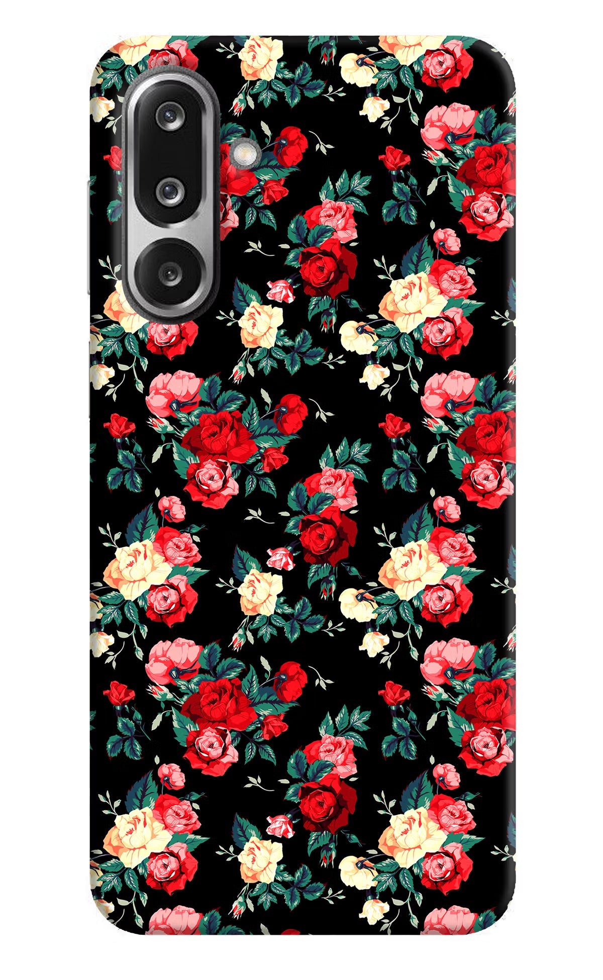 Rose Pattern Samsung F36 5G Back Cover