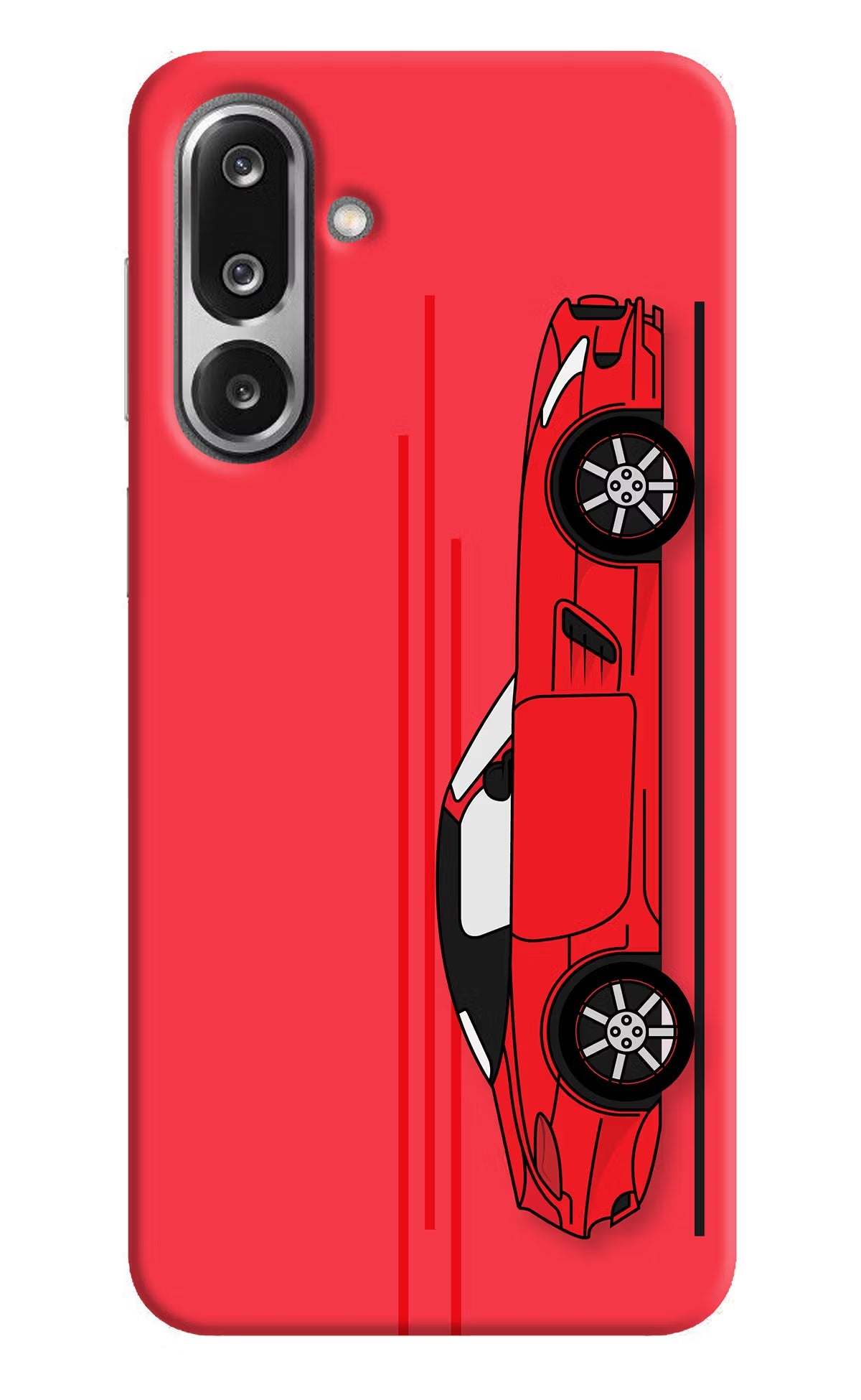 Red Velocity Samsung F36 5G Back Cover