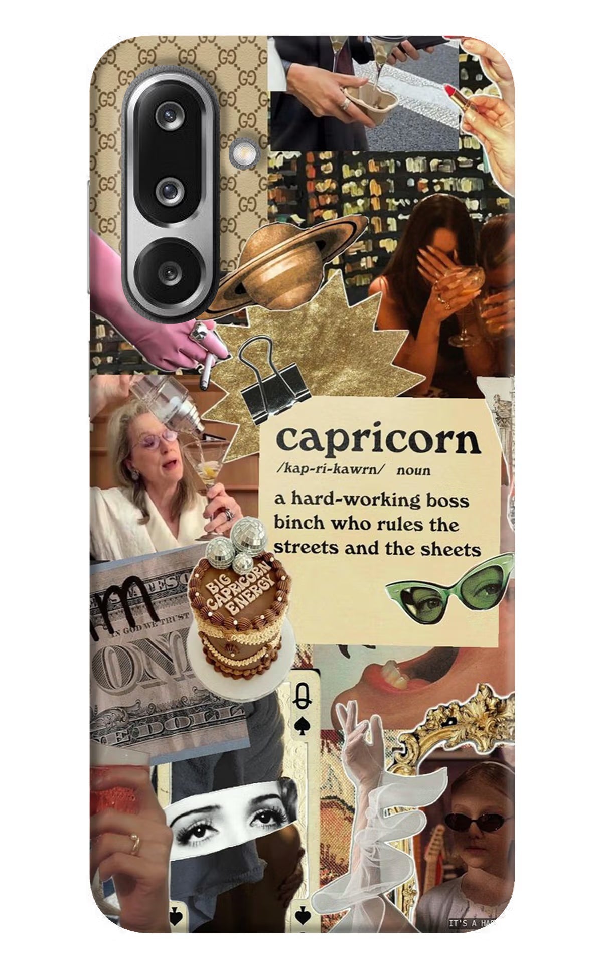 Capricorn Zodiac Samsung F36 5G Back Cover