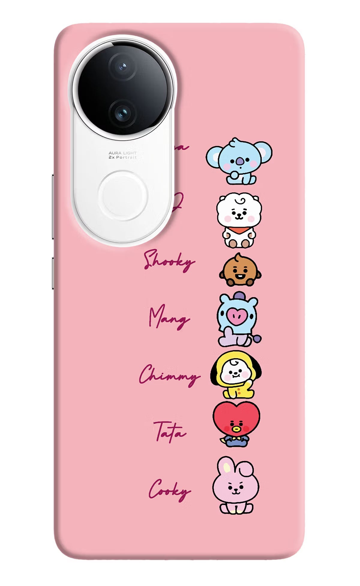 BTS names iQOO Z10R 5G Back Cover