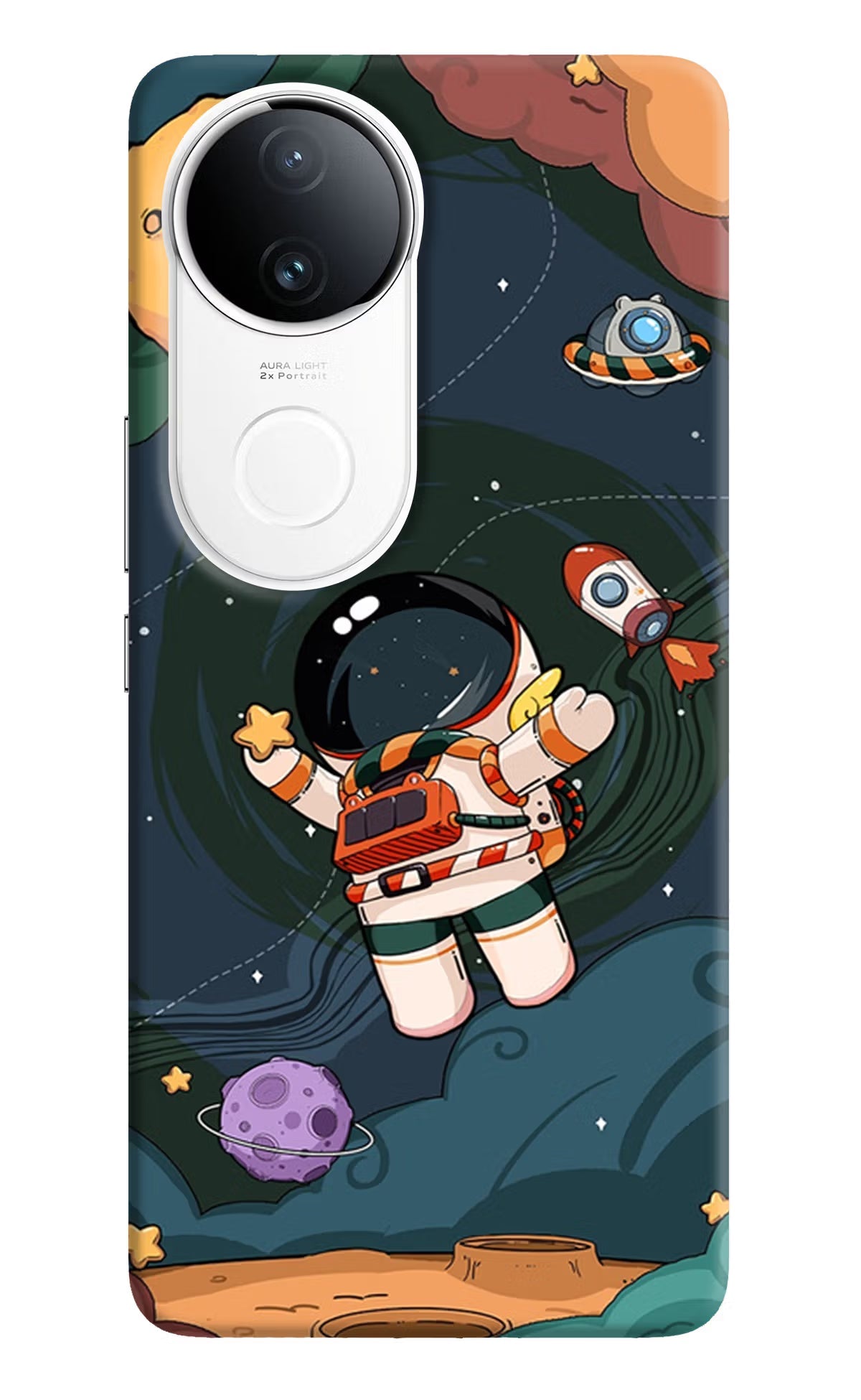 Cartoon Astronaut iQOO Z10R 5G Back Cover