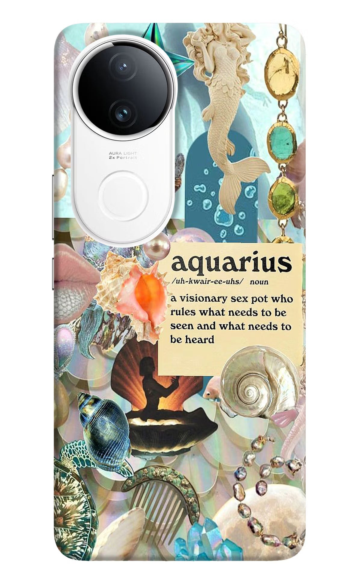Aquarius Zodiac iQOO Z10R 5G Back Cover