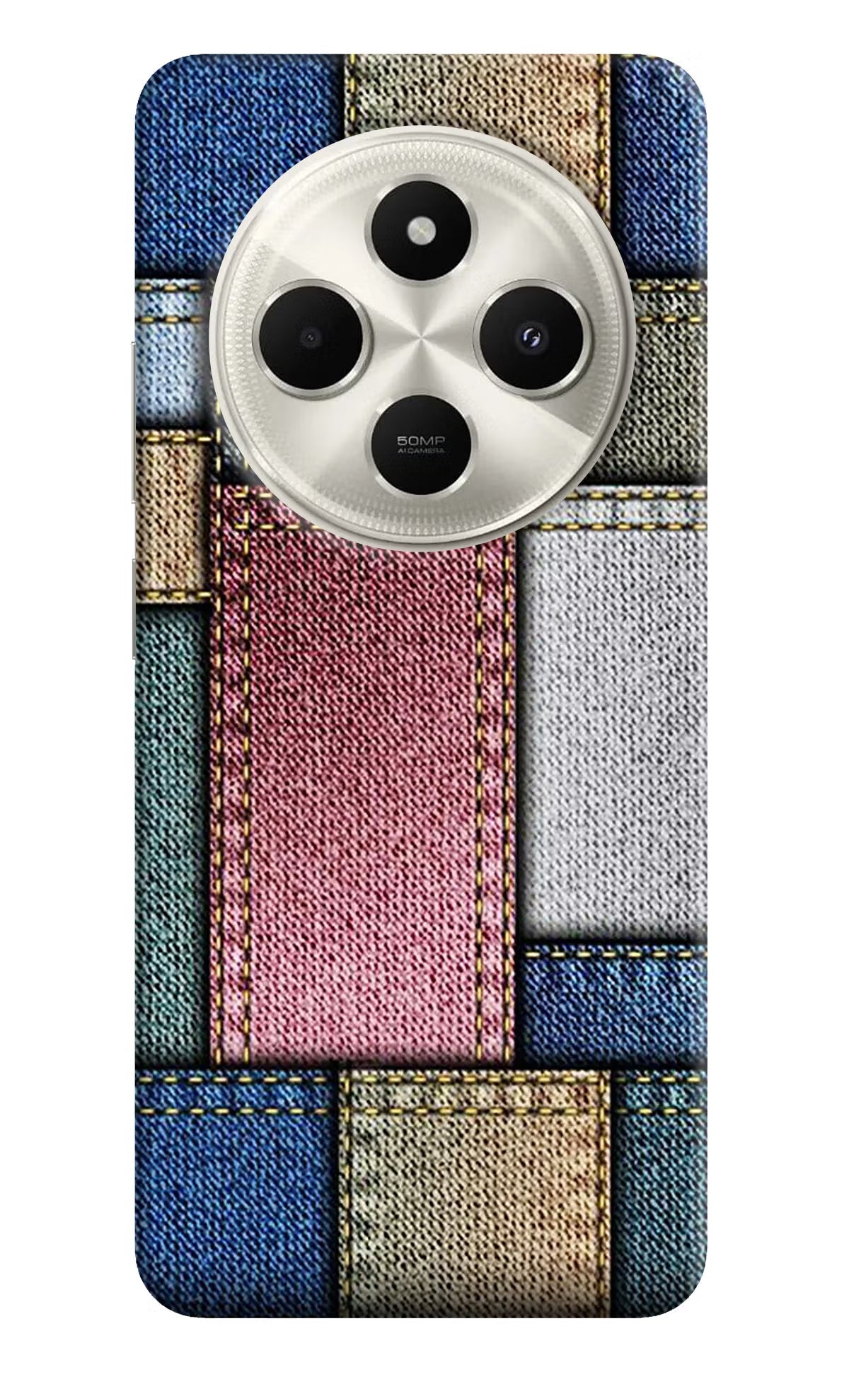 Multicolor Jeans Poco C75 5G Back Cover