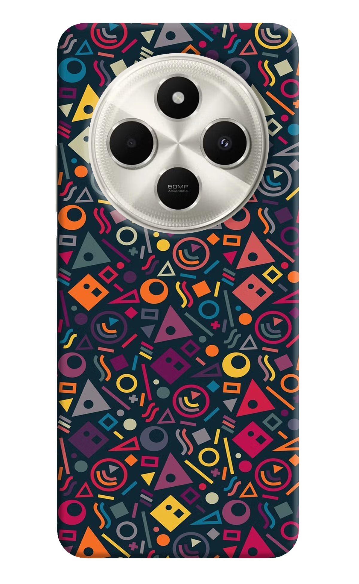 Geometric Abstract Poco C75 5G Back Cover