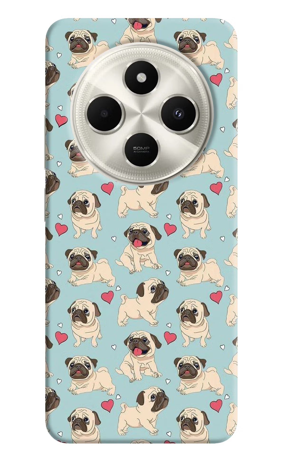 Pug Dog Poco C75 5G Back Cover