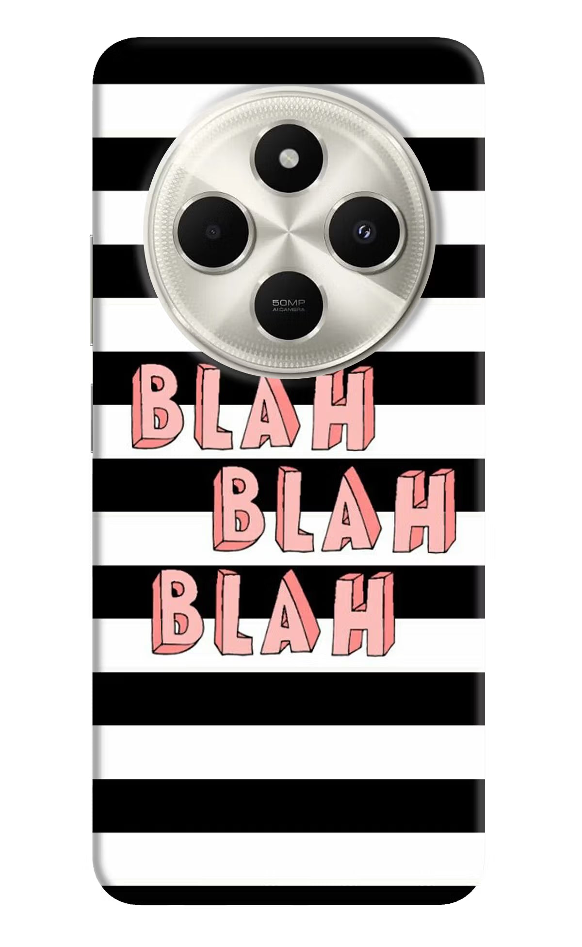 Blah Blah Blah Poco C75 5G Back Cover