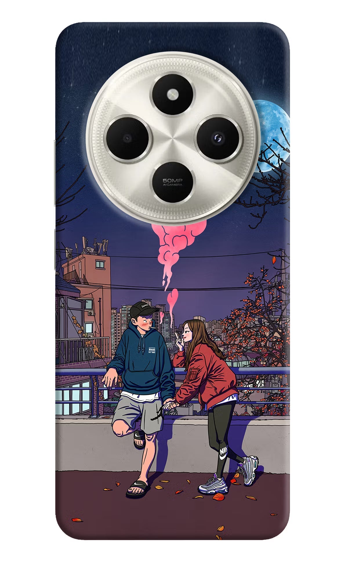 Chilling Couple Poco C75 5G Back Cover