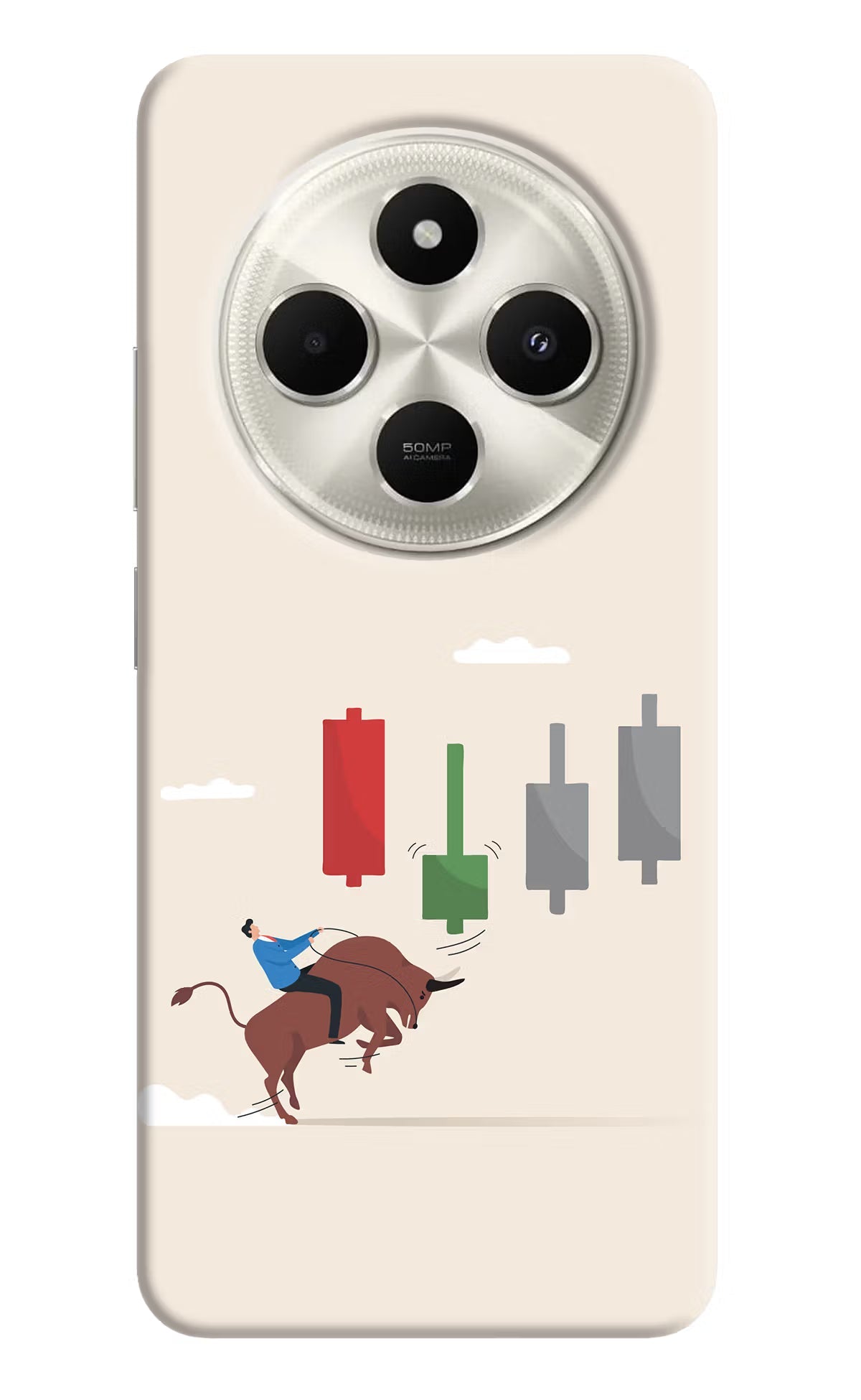 Bull Trading Momentum Poco C75 5G Back Cover
