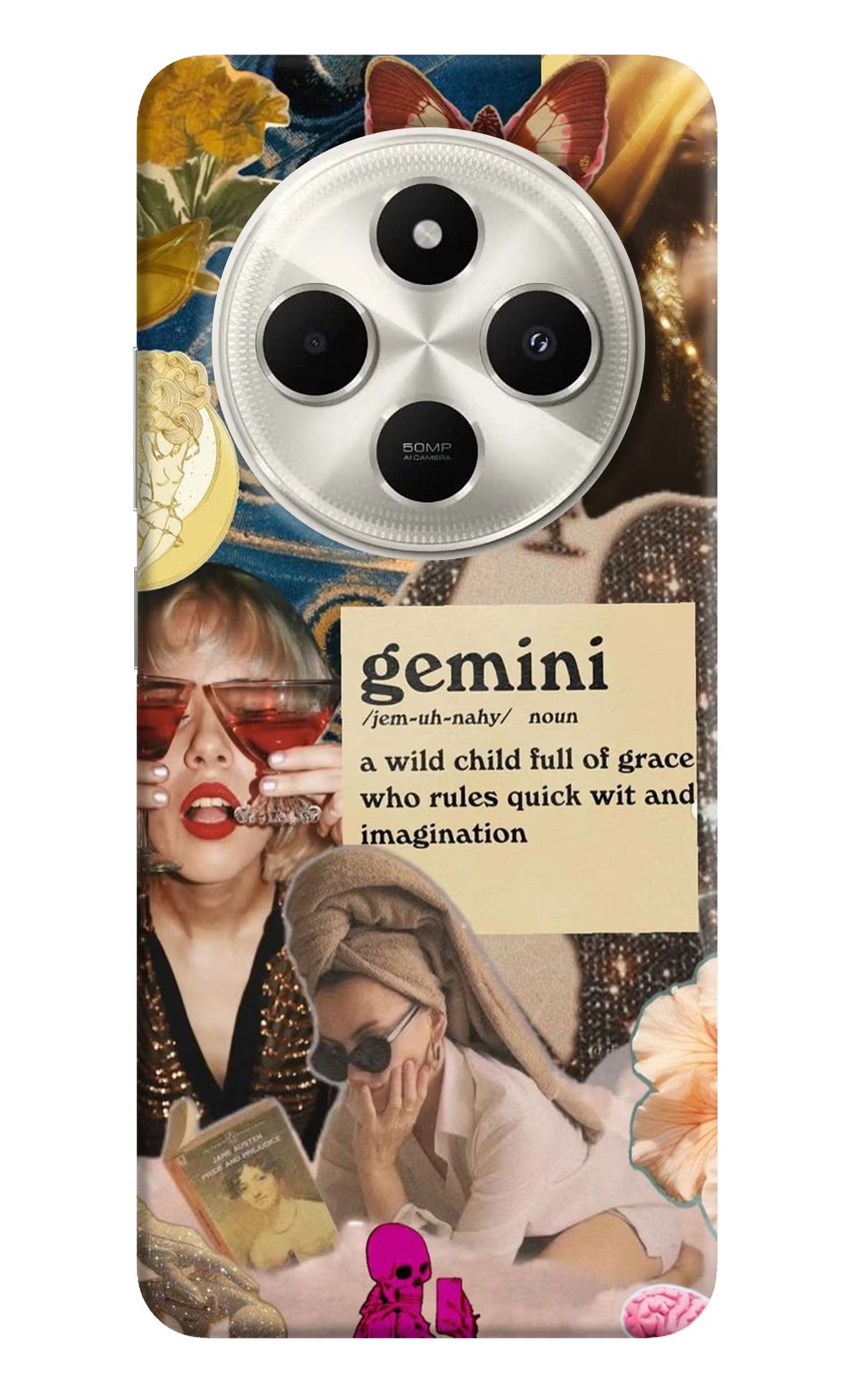 Gemini Zodiac Poco C75 5G Back Cover