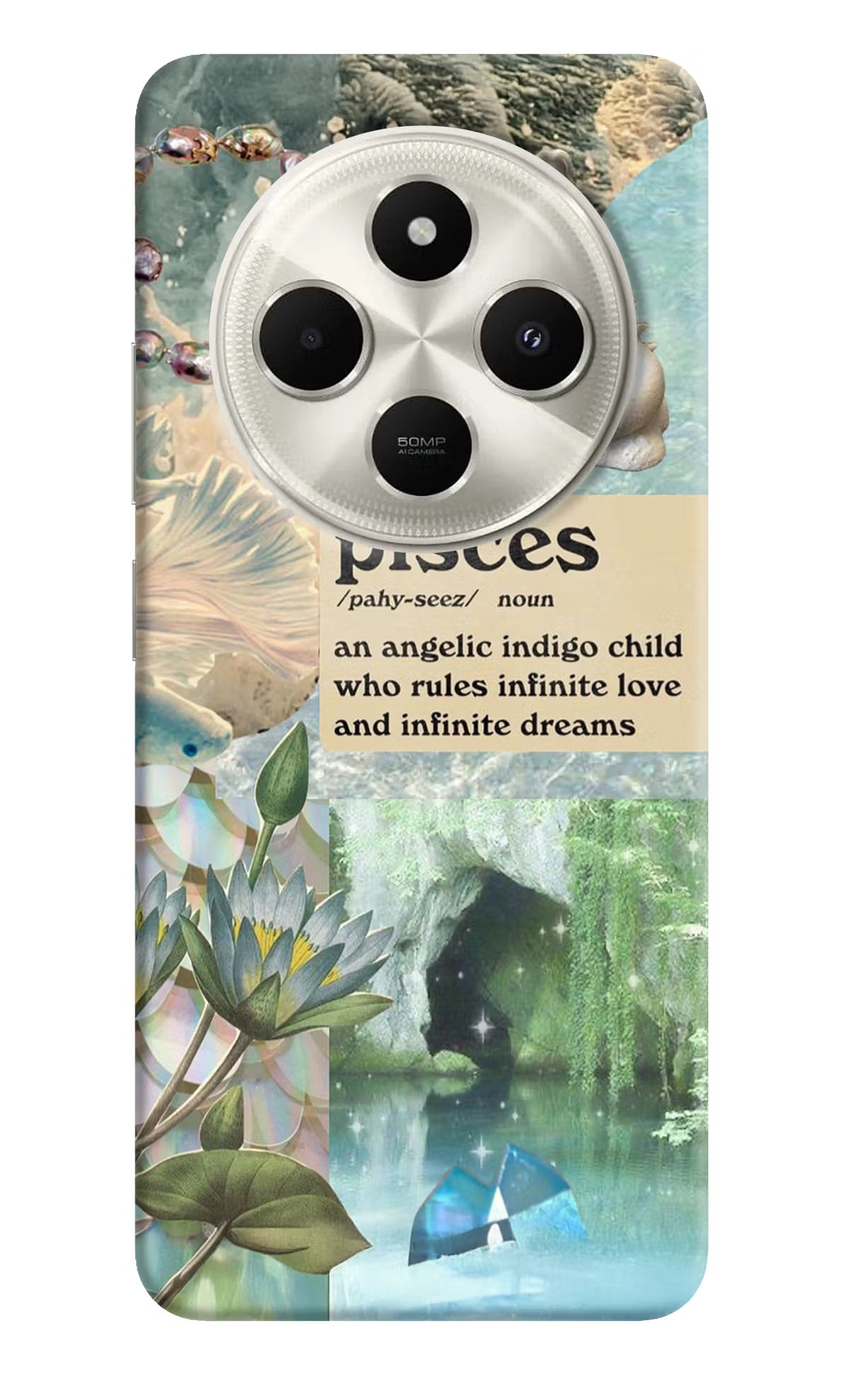 Pisces Zodiac Poco C75 5G Back Cover