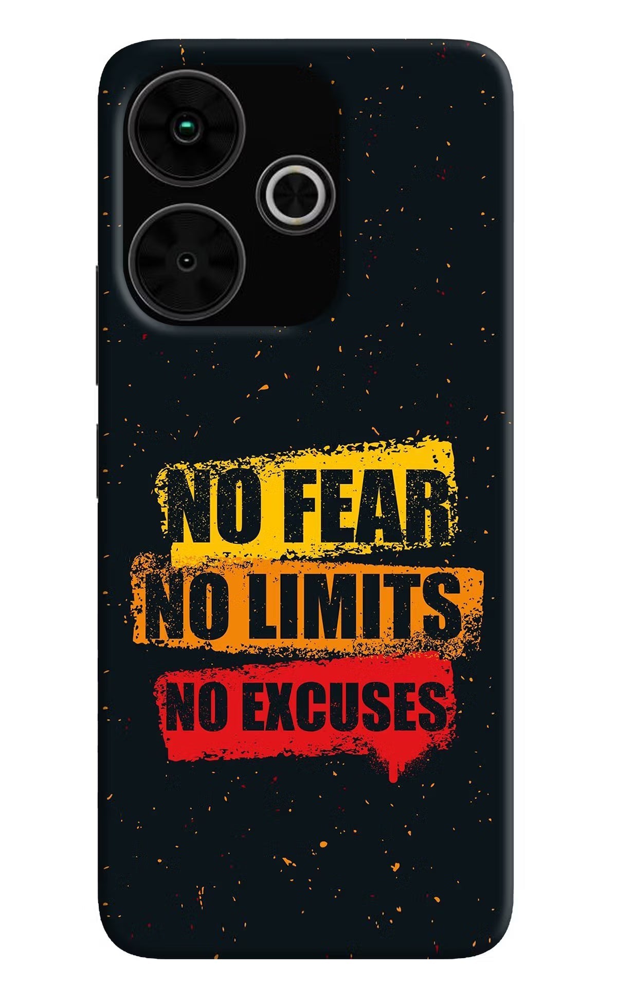 No Fear No Limits No Excuse Poco M6 Plus 5G Back Cover