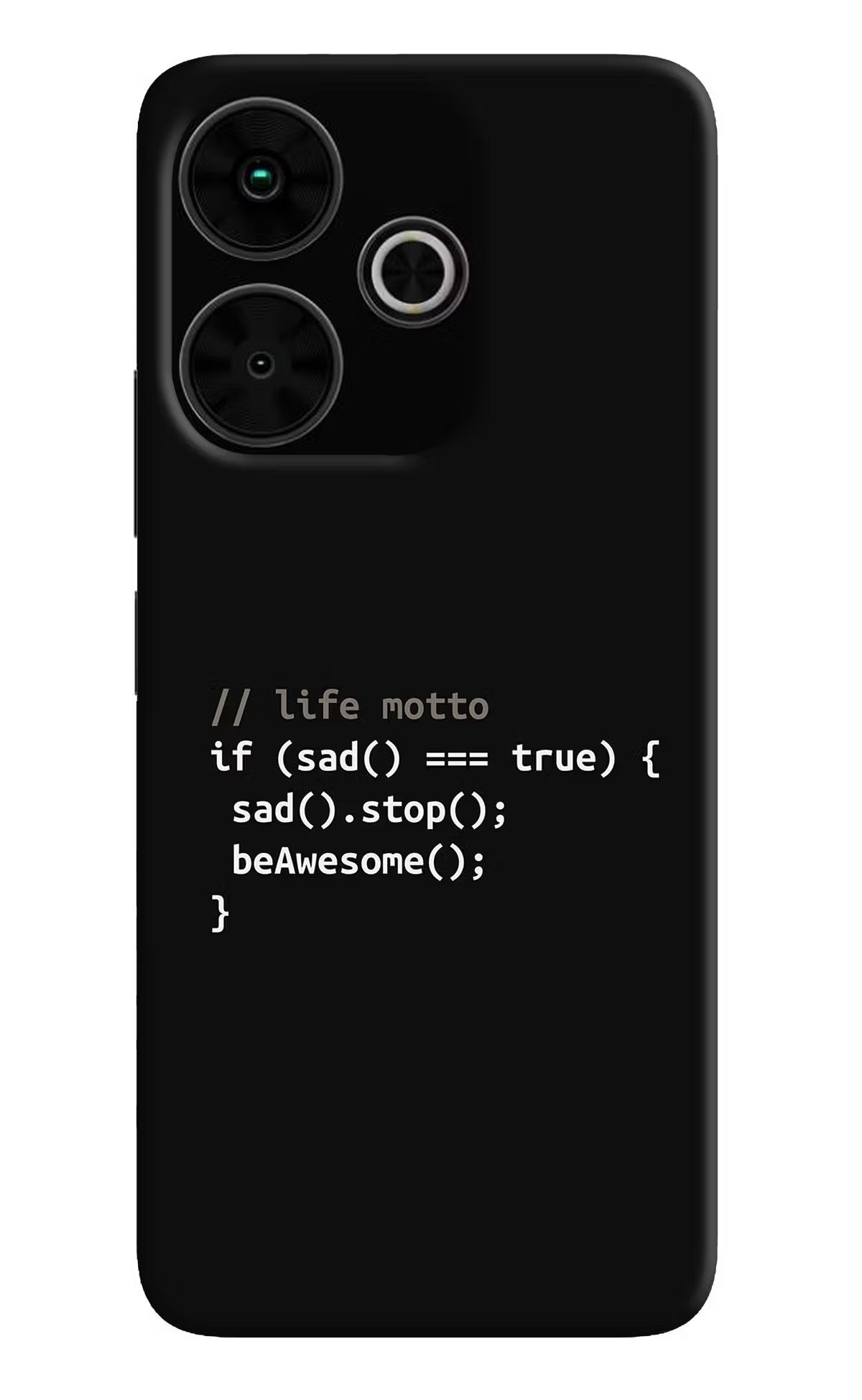 Life Motto Code Poco M6 Plus 5G Back Cover