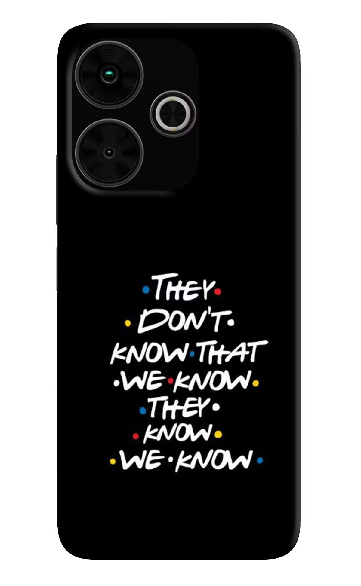 FRIENDS Dialogue Poco M6 Plus 5G Back Cover